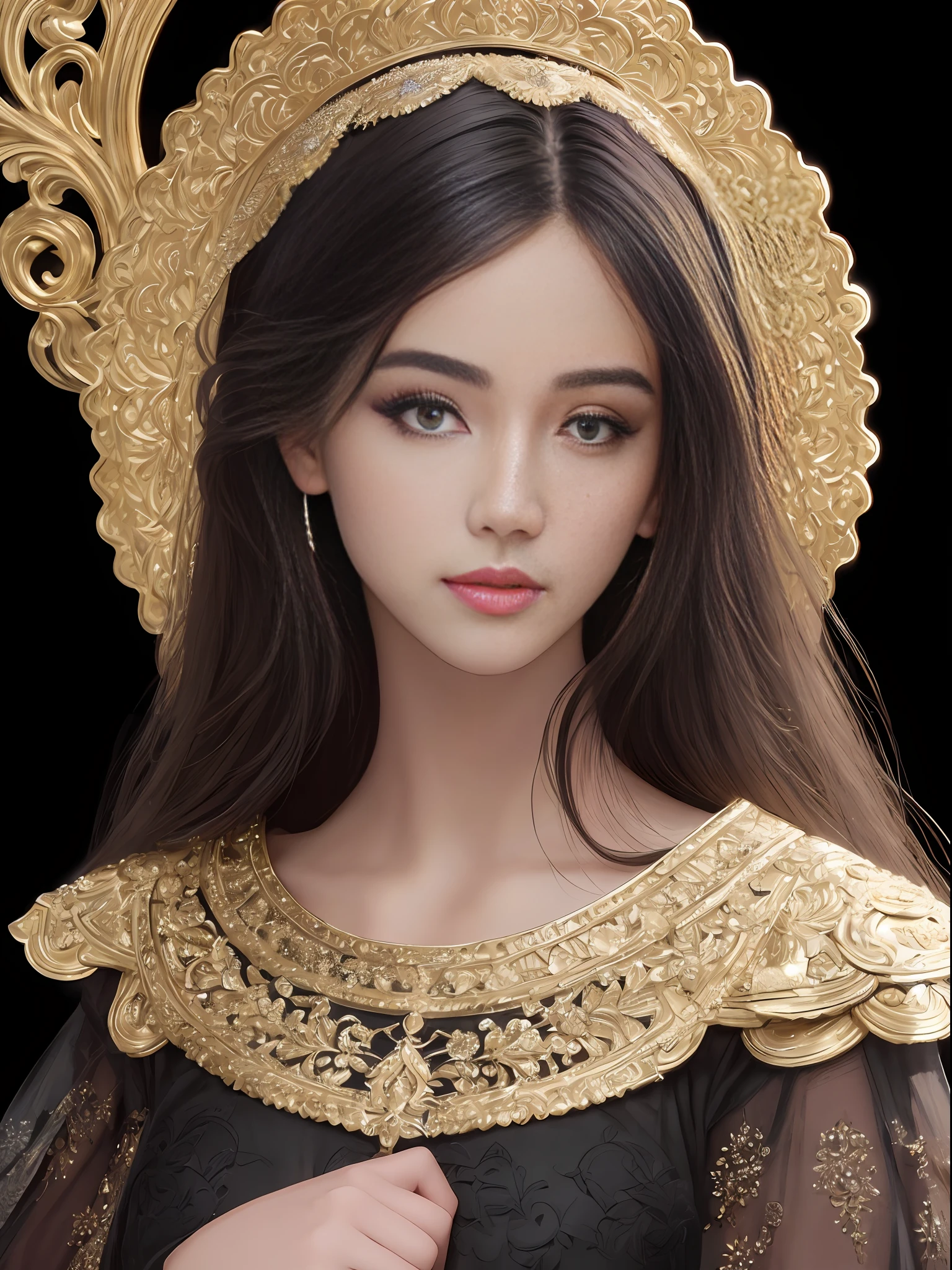 (masterpiece:1.2), (best quality), (ultra detailed), (8k,intricate), (lens 135mm,f1.8),(photorealistic)(black background:1.3),
portrait photography,(upper body:1.3),(off-shoulder),
side lighting,Rim lighting,best shadow,face light source,
perfect anatomy, perfect face,perfect female body,first-rate female bodies,
Detailed skin texture, detailed cloth texture, detailed beautiful face,exquisitely detailed skin,highly detailed skin,pale skin,detailed hair,glistening skin,