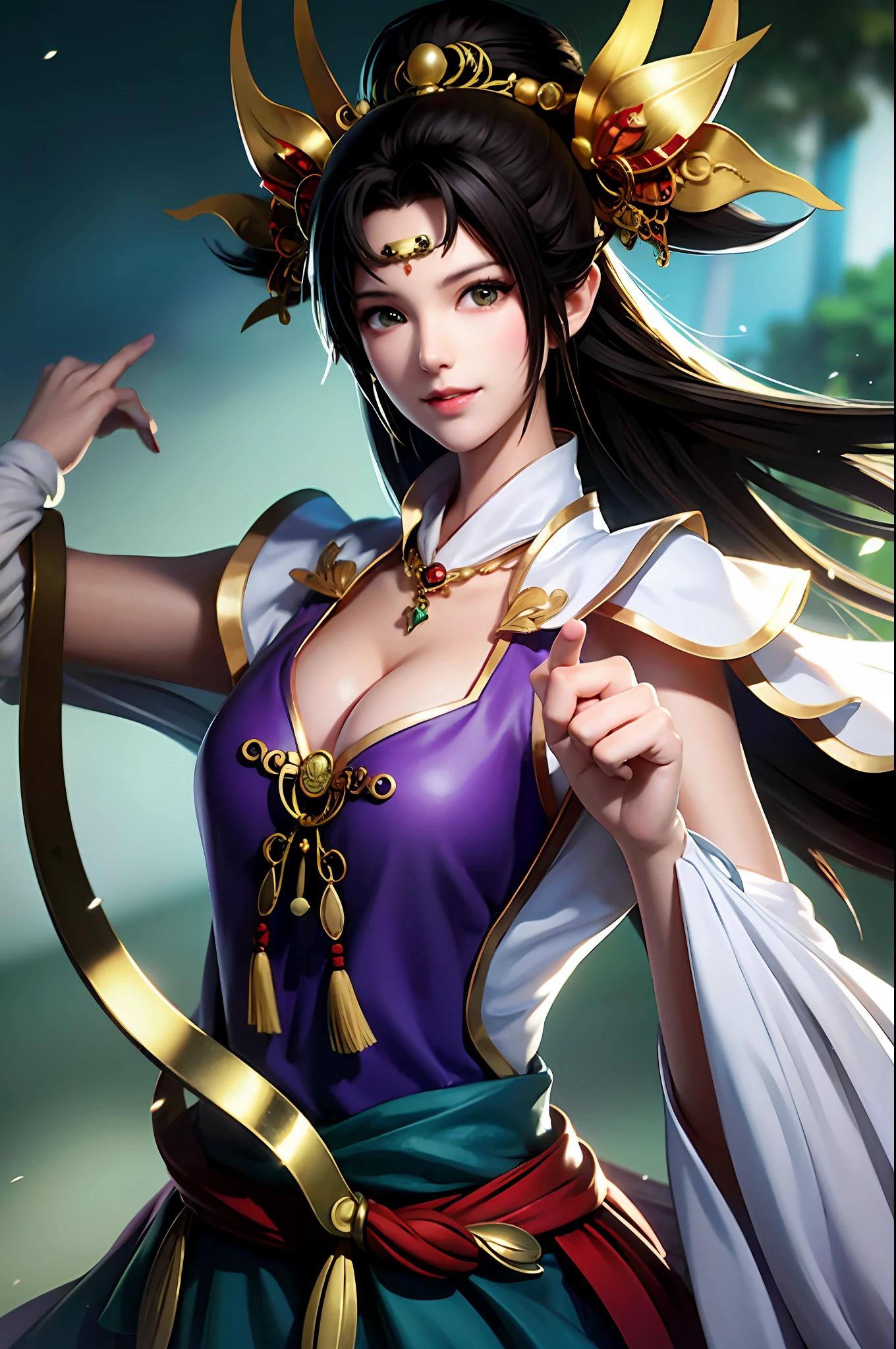 ghibli style, san \(mononoke hime\),
1girl, armlet, bangs, black hair, black undershirt, breasts, cape, circlet, earrings, facepaint, floating hair, forest, fur cape, green eyes, jewelry, looking at viewer, medium breasts, nature, necklace, outdoors, parted bangs, shirt, short hair, sleeveless, sleeveless shirt, solo, tooth necklace, tree, upper body, white shirt

, ((masterpiece)),nude, topless,nipple