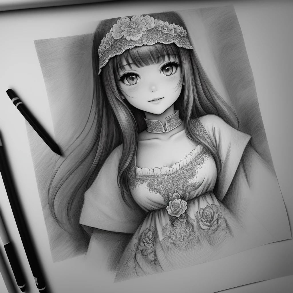 black and white drawing for coloring