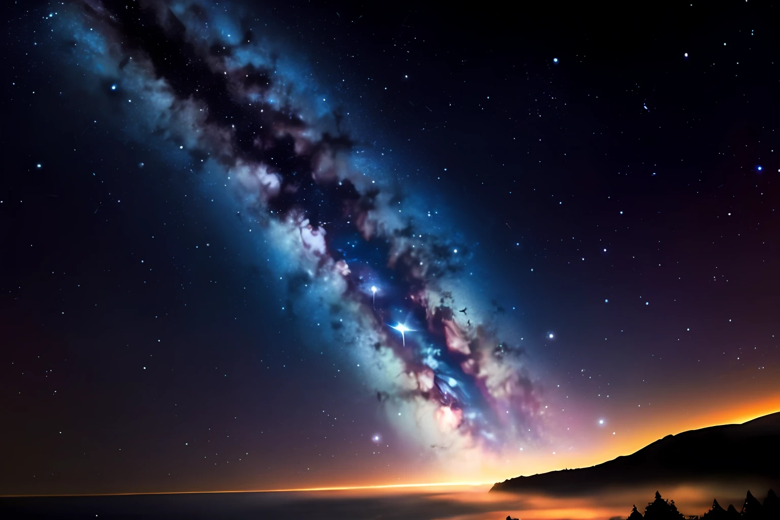 the moment of creation of the universe,-