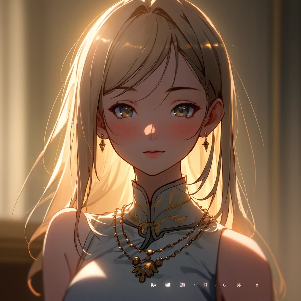 best quality, masterpiece, highres, 1girl,china dress,hair ornament,necklace, jewelry,Beautiful face,upon_body, tyndall effect,photorealistic, dark studio, rim lighting, two tone lighting,(high detailed skin:1.2), 8k uhd, dslr, soft lighting, high quality, volumetric lighting, candid, Photograph, high resolution, 4k, 8k, Bokeh,