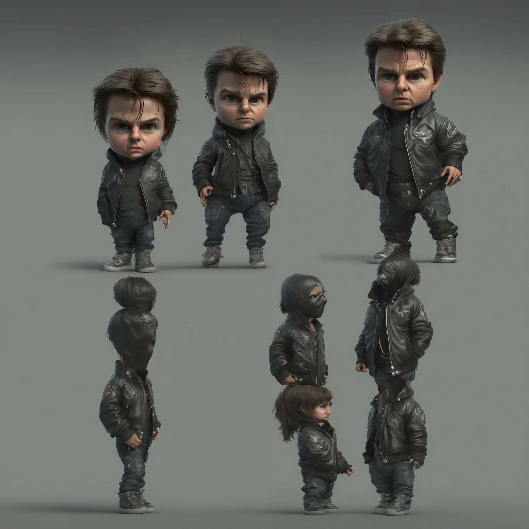cbzbb , ((tom cruise)) ,charachter ,cute, little, beautiful, devian art, trending artstation, digital art, detailed, cute, realistic, humanoide, character, tiny,cinematic sho ,cinematic lights,((tom cruise)), (tom cruise from top gun)