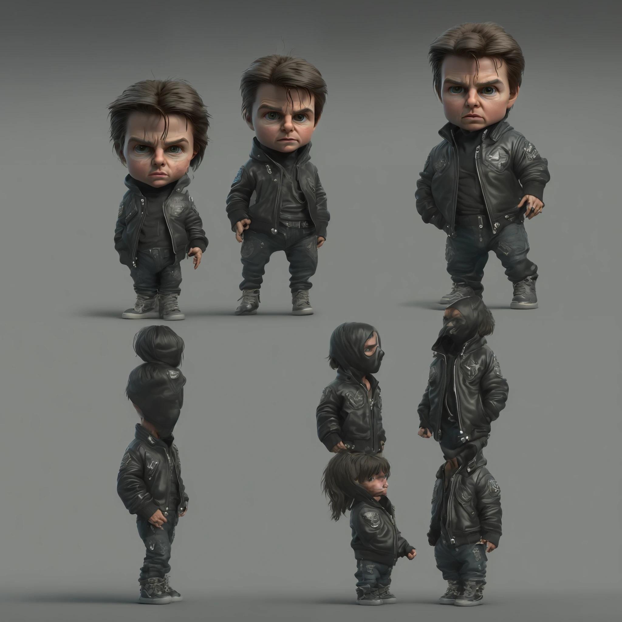 cbzbb , ((tom cruise)) ,charachter ,cute, little, beautiful, devian art, trending artstation, digital art, detailed, cute, realistic, humanoide, character, tiny,cinematic sho ,cinematic lights,((tom cruise)), (tom cruise from top gun)