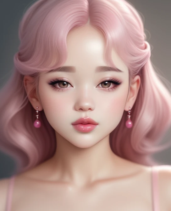 there is a close up of a woman's lips with a pink lip, glossy lips, full glossy lips, small lips, clear lips and high quality, small plump lips, jimin\'s plump lips, sexy lips, plump lips, beautiful lips, thick lips, parted lips, lipgloss, puffy lips, very small lips, luscious lips