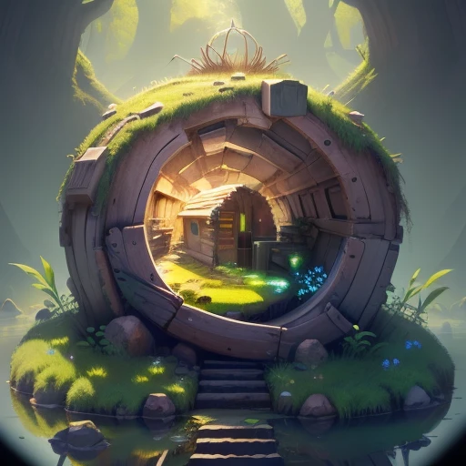 An underground secret place