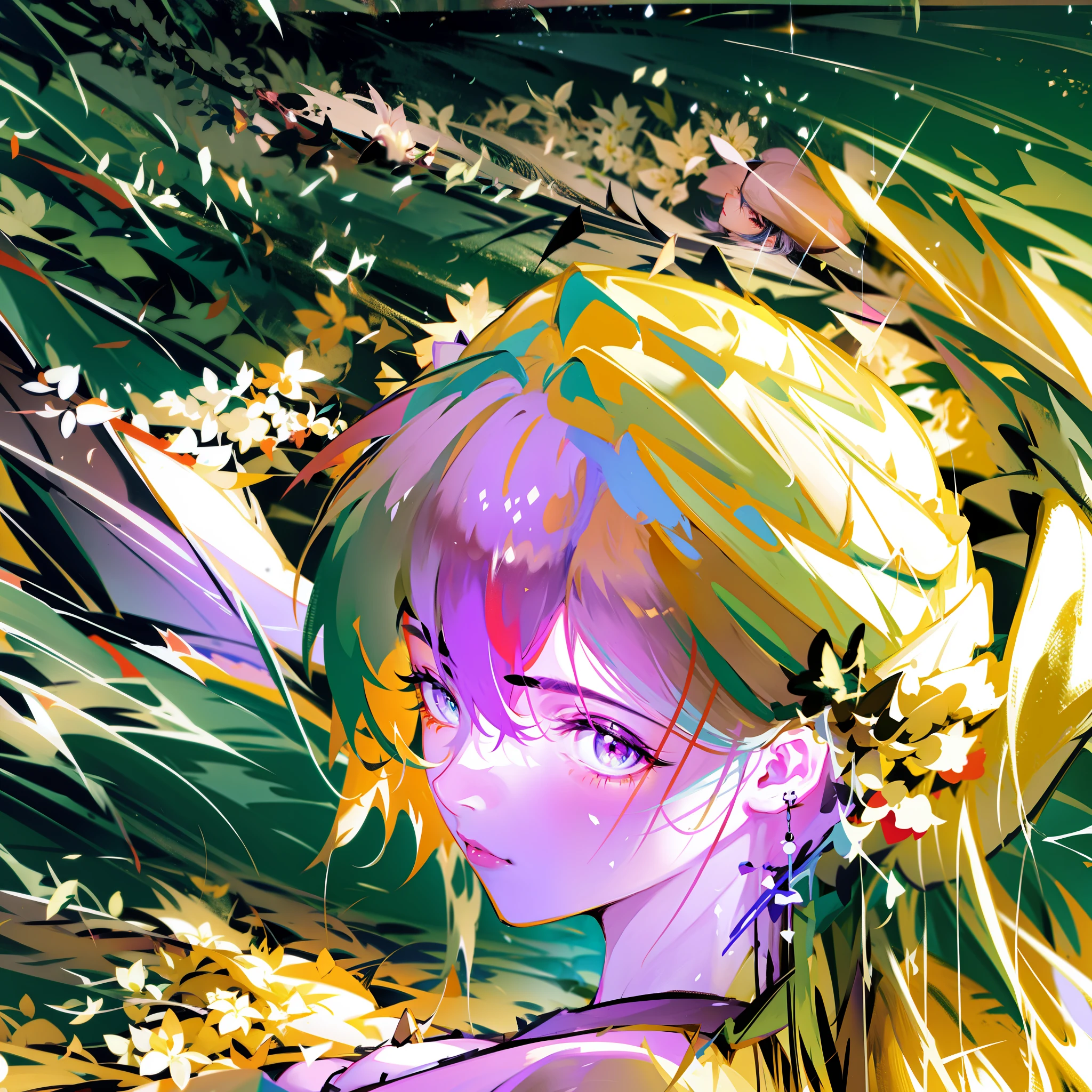 Beautiful girl in a witch&#39;s hat brews a potion
