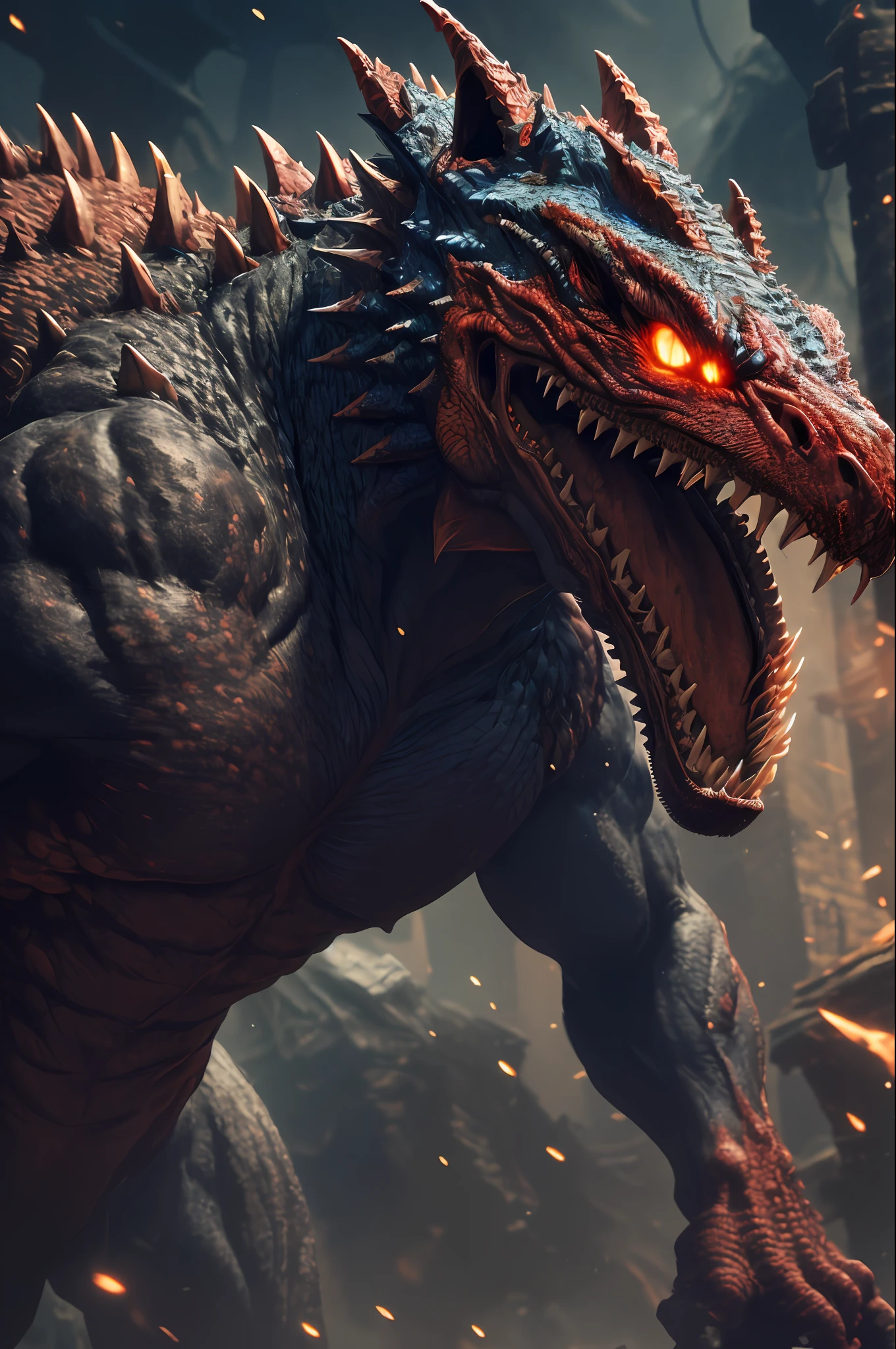 (extremely detailed 8k wallpaper), a medium shot photo of an angry necromancer, intricate, high detail, dramatic, terror