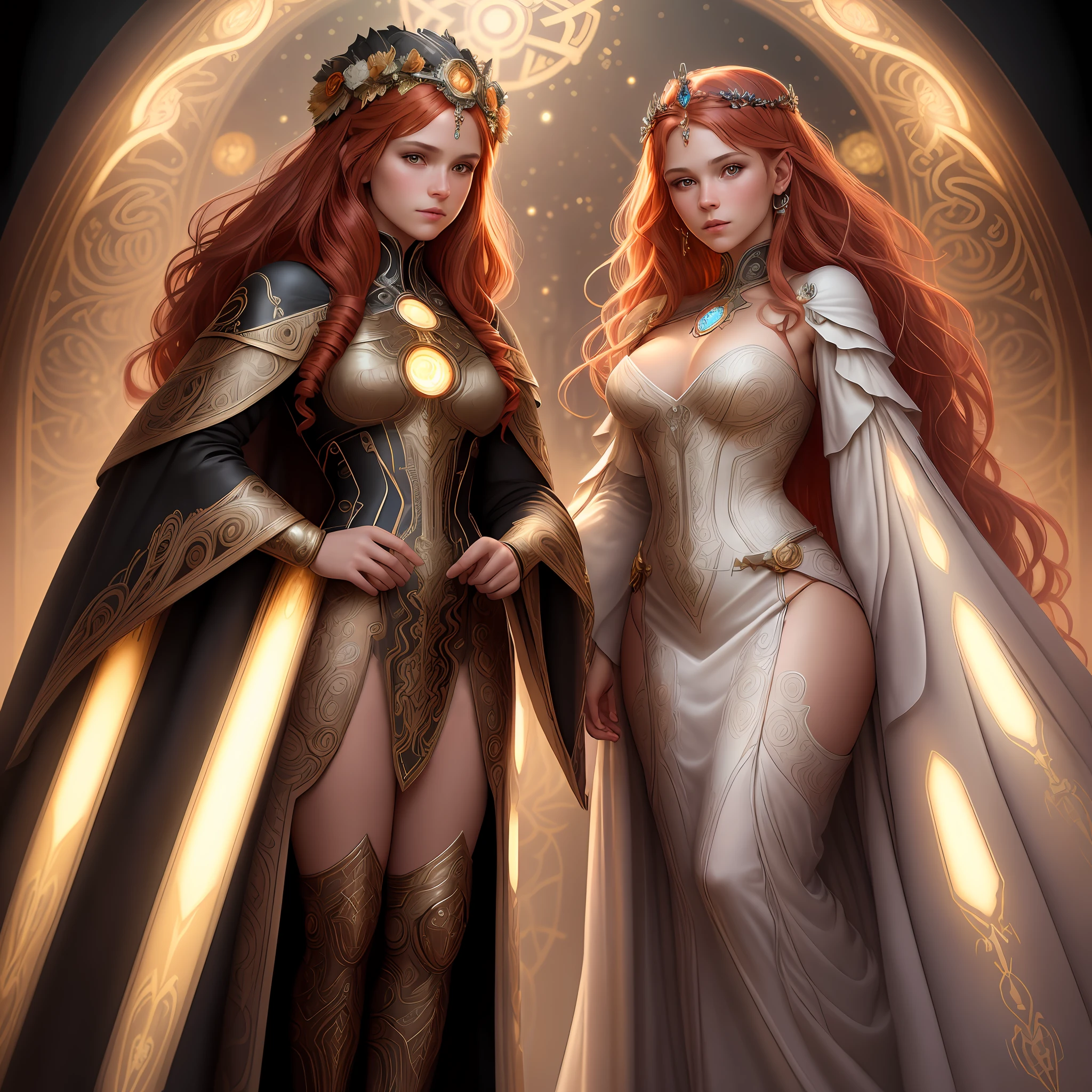 ASHLY YAMILE ARTEAGA BLANQUILLO, starfire, young pale skinny white girl, red hair, full body, cover, hyperdetailed painting, luminism, Bar lighting, complex, 4k resolution concept art portrait by Greg Rutkowski, Artgerm, WLOP, Alphonse Mucha, little fusion pojatti realistic steampunk, fractal isometrics details bioluminescens : a stunning realistic photograph 30 years , redhead, italian goddness beautiful awesome with big white flowers tiara of wet bone structure, 3d render, octane render, intricately detailed, titanium decorative headdress, cinematic, trending on artstation | Isometric | Centered hipereallistic cover photo awesome full color, hand drawn, dark, gritty, realistic mucha, klimt, erte .12k, intricate. hit definition , cinematic,Rough sketch, mix of bold dark lines and loose lines, bold lines, on paper , full body with velvet dress, humanoid, Full body.