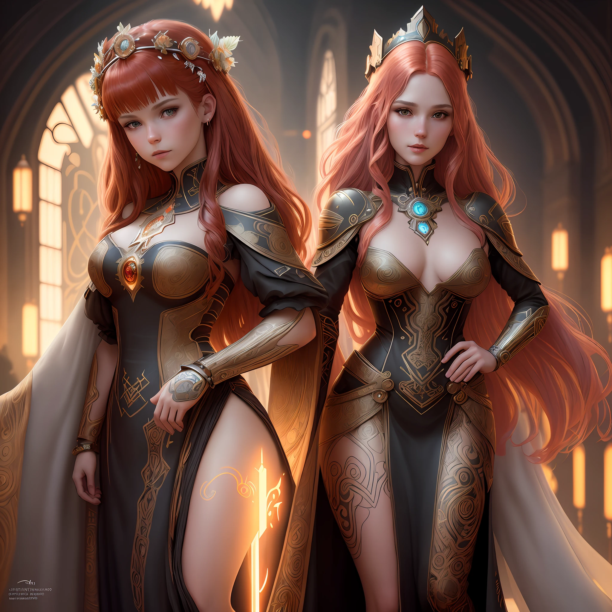 ASHLY YAMILE ARTEAGA BLANQUILLO, starfire, young pale skinny white girl, red hair, full body, cover, hyperdetailed painting, luminism, Bar lighting, complex, 4k resolution concept art portrait by Greg Rutkowski, Artgerm, WLOP, Alphonse Mucha, little fusion pojatti realistic steampunk, fractal isometrics details bioluminescens : a stunning realistic photograph 30 years , redhead, italian goddness beautiful awesome with big white flowers tiara of wet bone structure, 3d render, octane render, intricately detailed, titanium decorative headdress, cinematic, trending on artstation | Isometric | Centered hipereallistic cover photo awesome full color, hand drawn, dark, gritty, realistic mucha, klimt, erte .12k, intricate. hit definition , cinematic,Rough sketch, mix of bold dark lines and loose lines, bold lines, on paper , full body with velvet dress, humanoid, Full body.