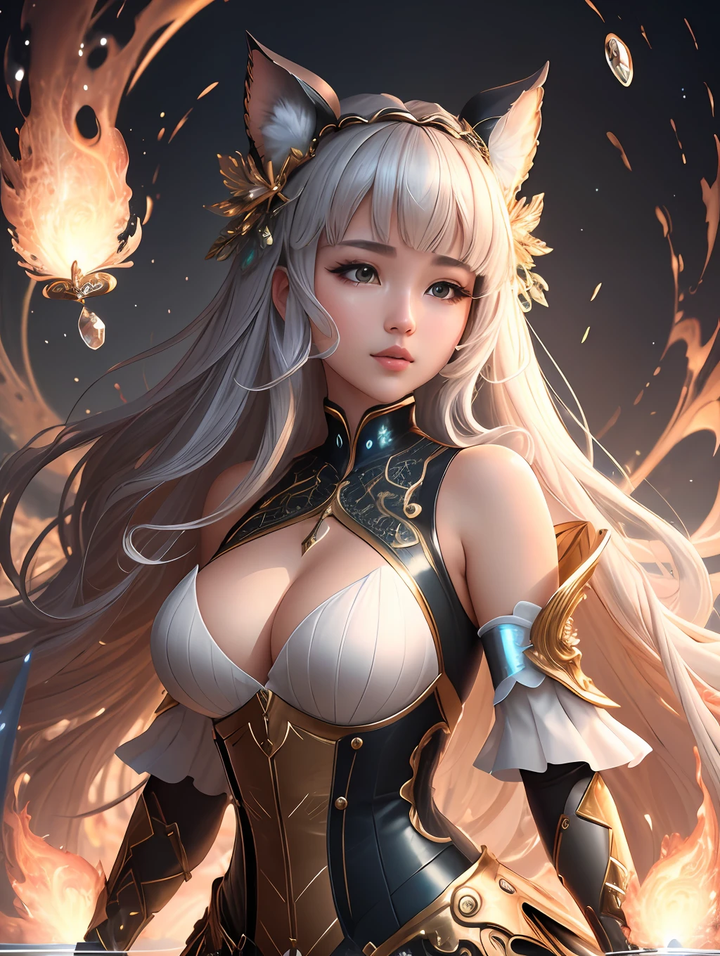 (Extremely Detailed CG Unit 8K Wallpaper - Masterpiece, Best Quality, Ultra-Detailed) Immerse yourself in a breathtaking masterpiece that pushes the boundaries of detail and quality with an ultra-detailed CG unit 8K wallpaper. This floating artwork captivates with its intricate beauty, showcasing the artist's meticulous attention to every minute element. The high-resolution rendering brings out the vibrant colors and textures, while the mesmerizing composition takes you on a visual journey like no other. Prepare to be amazed by this unrivaled display of artistic excellence.
