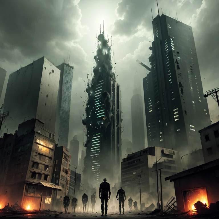 a zombie city