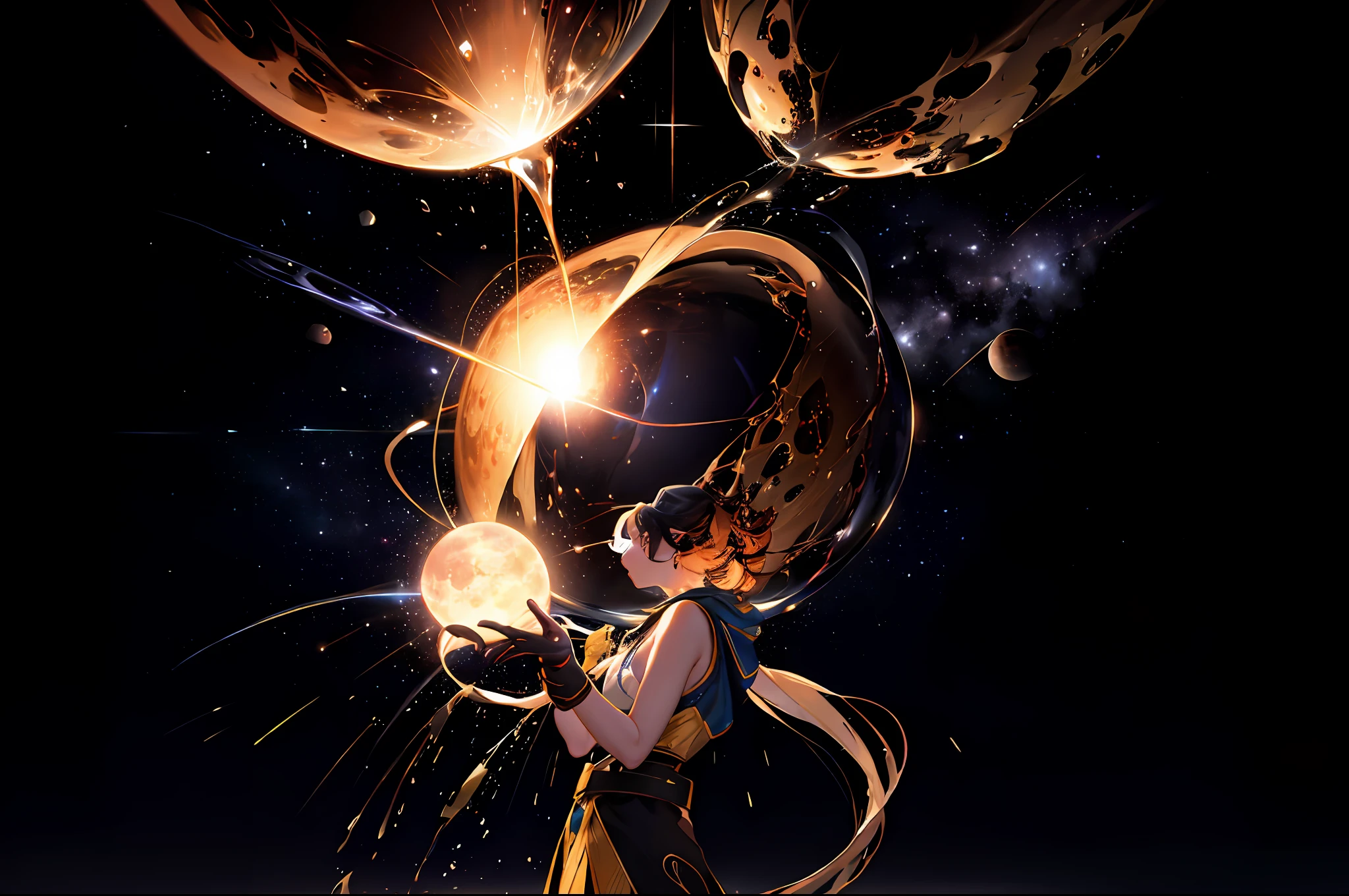 the moment of creation of the universe,8k,hyper realistic,-