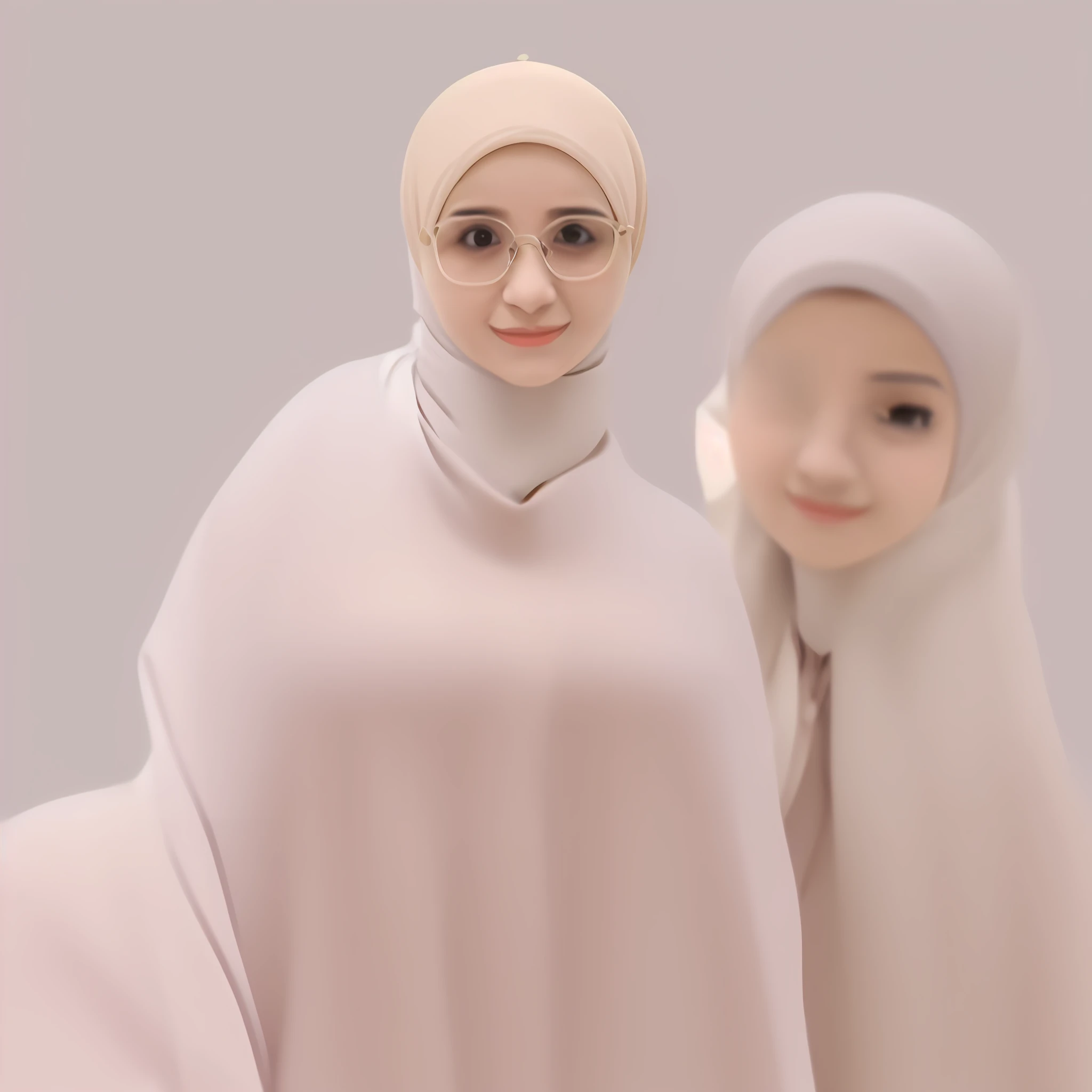 Prompt: Best quality, masterpiece, ultra high res, beautiful, excite, full body, small boobs, perfect body, nude, naked, , pubic hair, glasses, sexy pose, (hIjab:1.5)