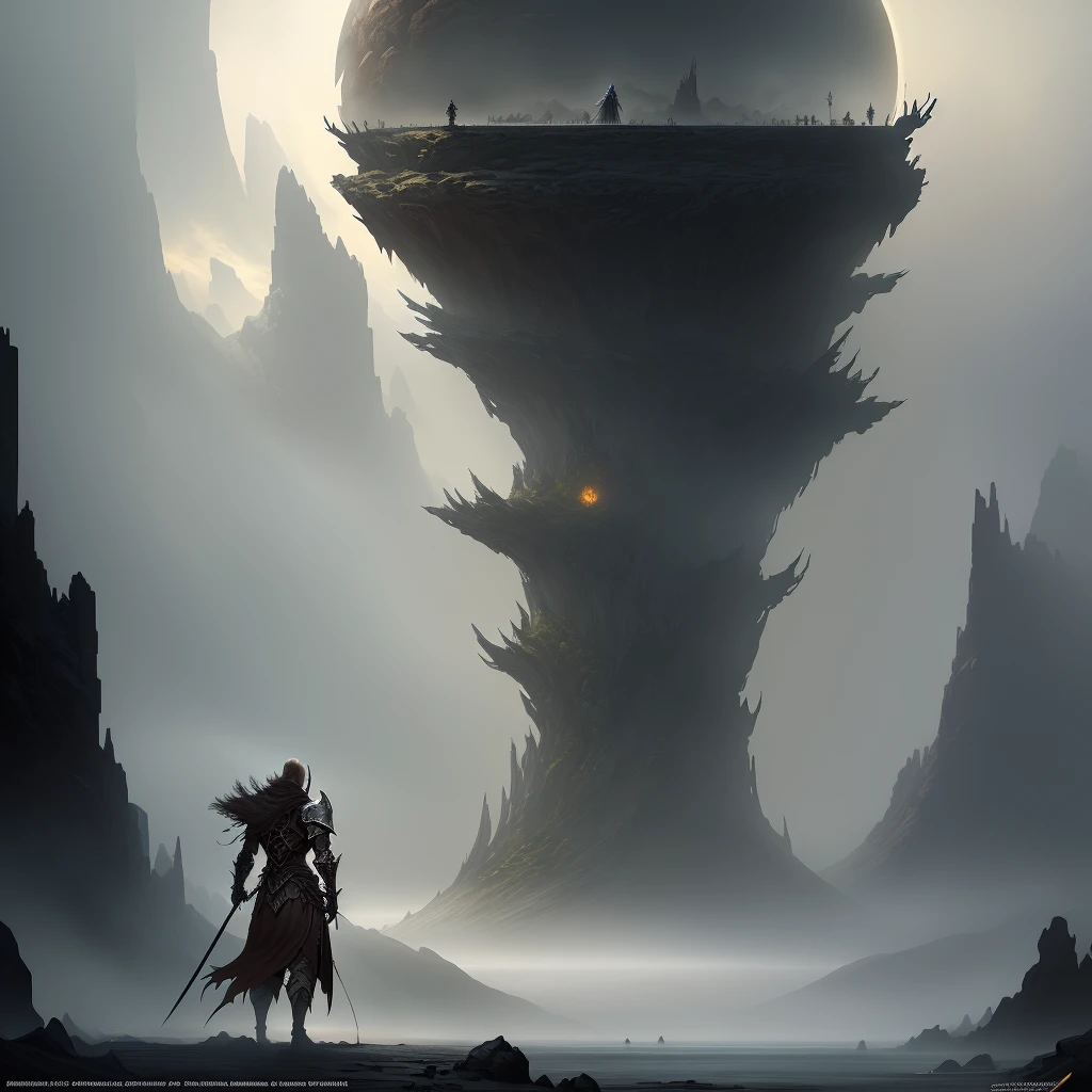 dramatic concept art, epic fantasy sci-fi illustration, dark souls concept art, award winning concept art, epic fantasy concept art, amazing d&d dark sun art, award winning concept art, award winning concept artist, complex and epic concept art, extremely detailed concept art, fantasy concept art