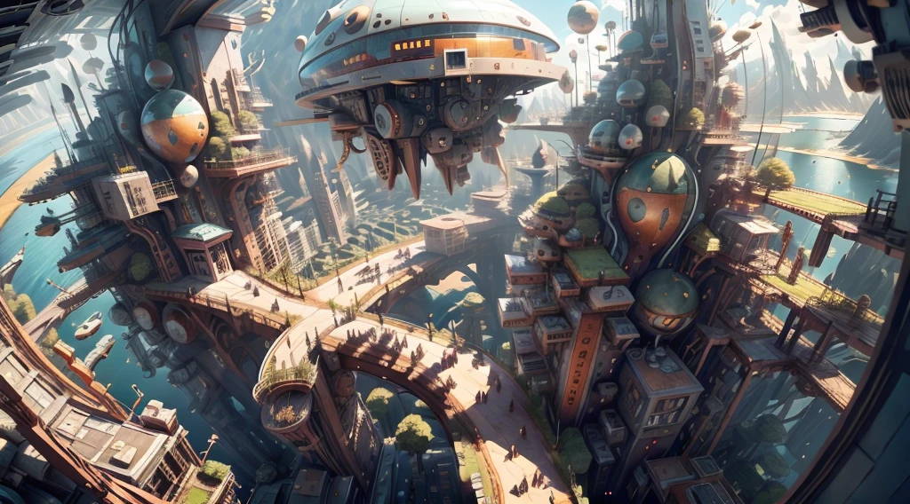 City of the future, (super detailed: 1.4), (top view, aerial photography: 1.3), cyberpunk, light, fog, multiple spaceships, future technology spaceships, future technology cars, starry sky, CG style, HD wallpapers, cg art , 3D Art, Hyper Realism, Photorealism, Cinematic Lighting, Reflected Light, Atmospheric Perspective, Panorama, Long View, Fisheye, Lens Flare, Bokeh, Hyper Realism, Ultra HD, Ultra Detail, Award Winning, High Detail, 8k