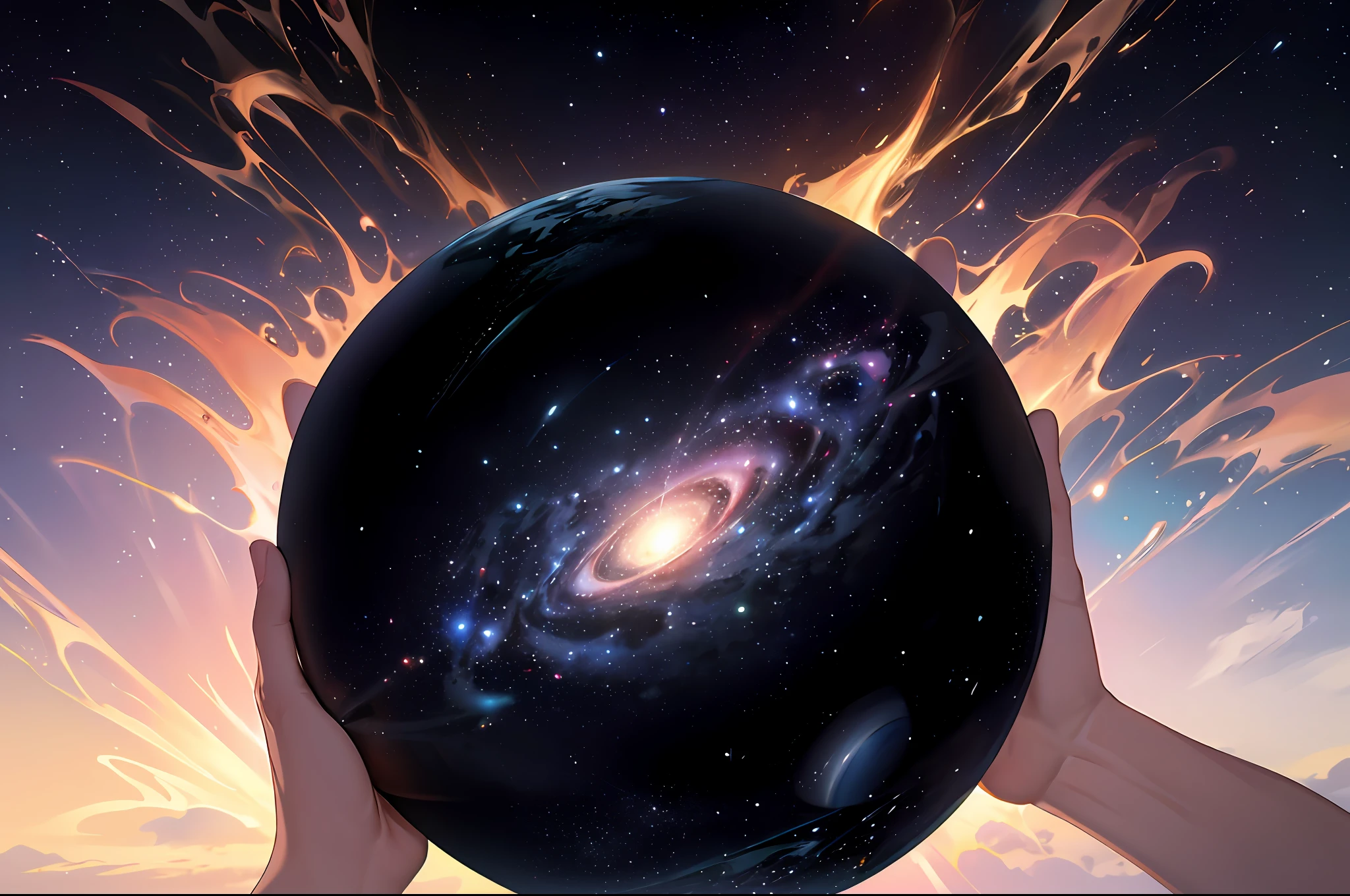 the moment of creation of the universe,8k,hyper realistic,-