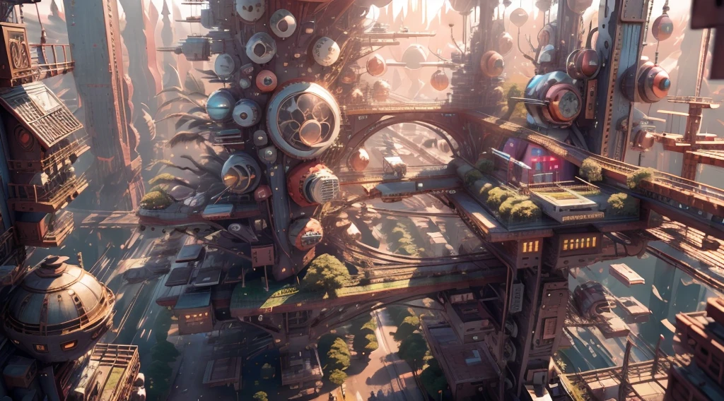 City of the future, (super detailed: 1.4), (top view, aerial photography: 1.3), cyberpunk, light, fog, multiple spaceships, future technology spaceships, future technology cars, starry sky, CG style, HD wallpapers, cg art , 3D Art, Hyper Realism, Photorealism, Cinematic Lighting, Reflected Light, Atmospheric Perspective, Panorama, Fisheye, Lens Flare, Bokeh, Hyper Realism, Ultra HD, Ultra Detail, Award Winning, High Detail, 8k