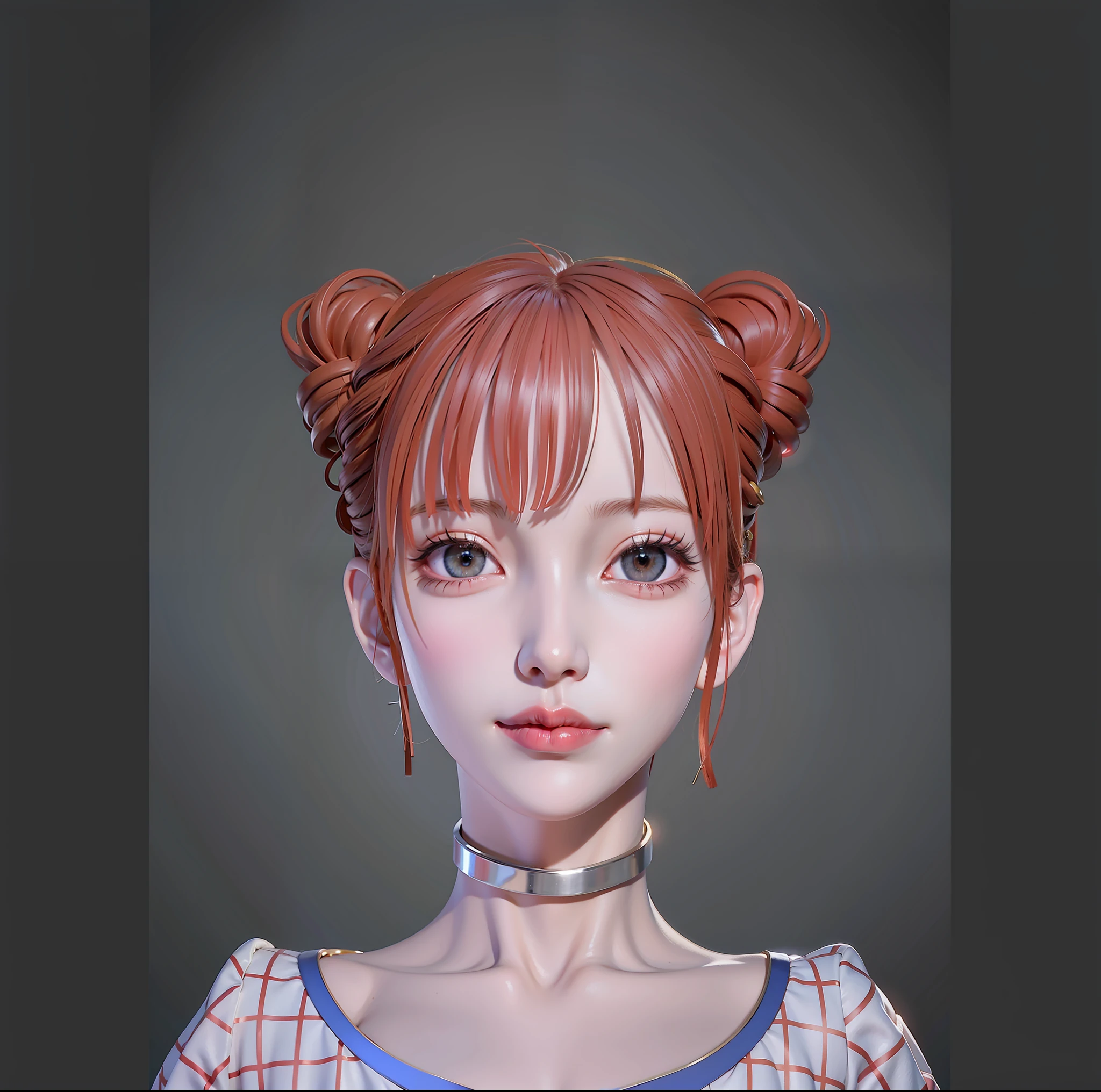 vampire, best quality, masterpiece, highres, 1girl,china dress,red hair, hair ornament,necklace, jewelry,Beautiful face,upon_body, tyndall effect,photorealistic, dark studio, rim lighting, two tone lighting,(high detailed skin:1.2), 8k uhd, dslr, soft lighting, high quality, volumetric lighting, candid, Photograph, high resolution, 4k, 8k, Bokeh