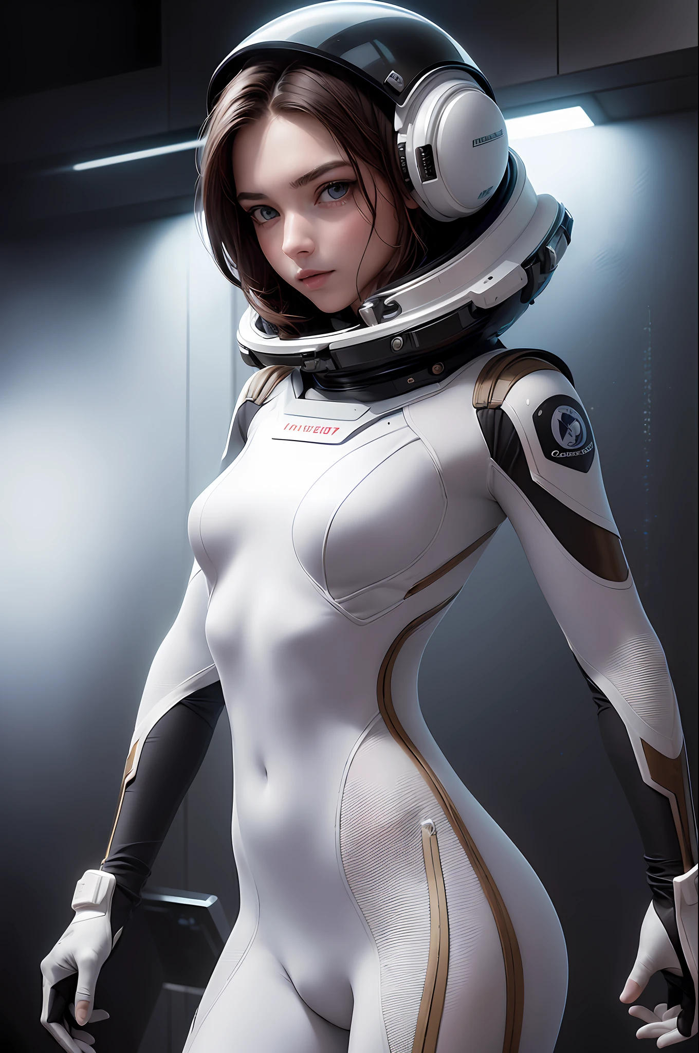 Photo, best quality, masterpiece, portrait of (18yo woman:1.2), sexy, (__advanced-science-fiction-locations__:1.3), (__advanced-science-fiction-spacesuits-II__:1.3), advanced-science-fiction-helmets, (beautiful eyes:1.3), (ultra detailed face:1.2), (looking at camera:1.1), analog, masterpiece, (detailed facial features:1.1), (pale skin:1.2), (slim body:1.4), (small breasts:1.3), detailed textured, fabric, cinematic lighting, advanced-artist-photographer,