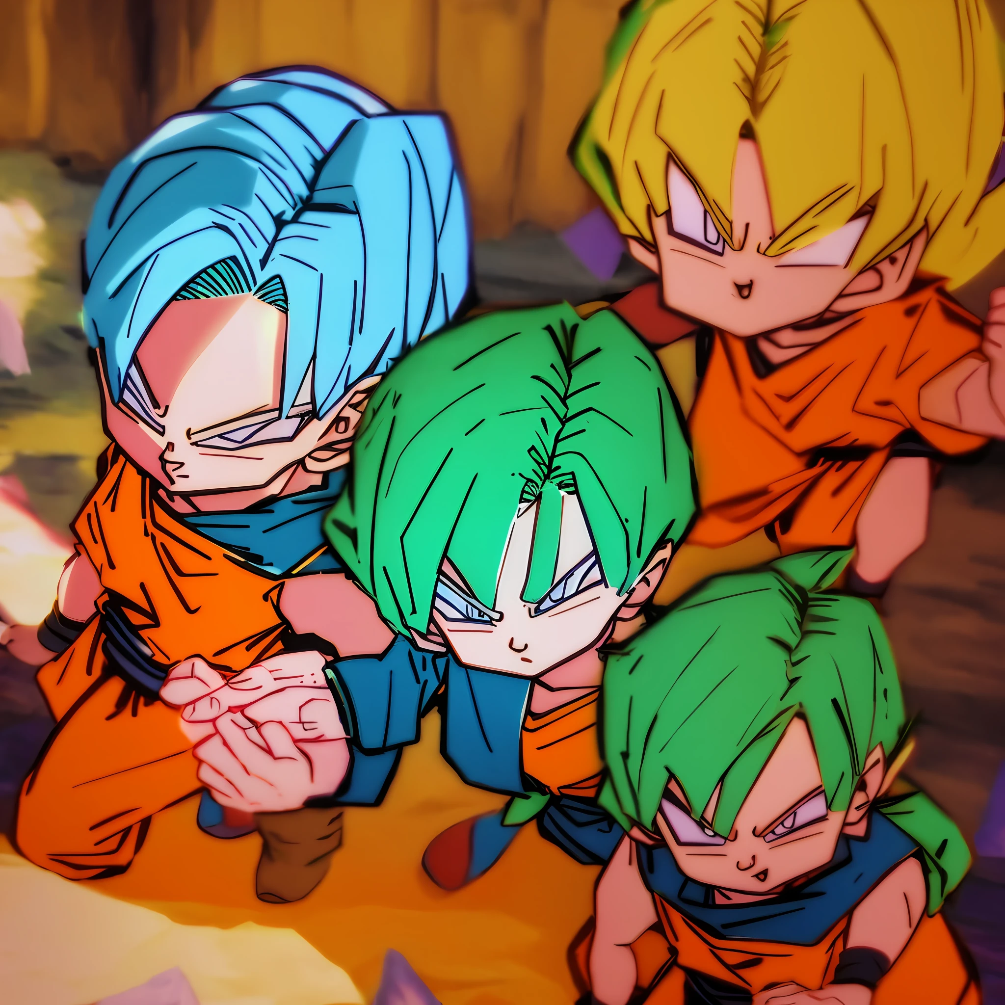 Dragon ball z style drawings