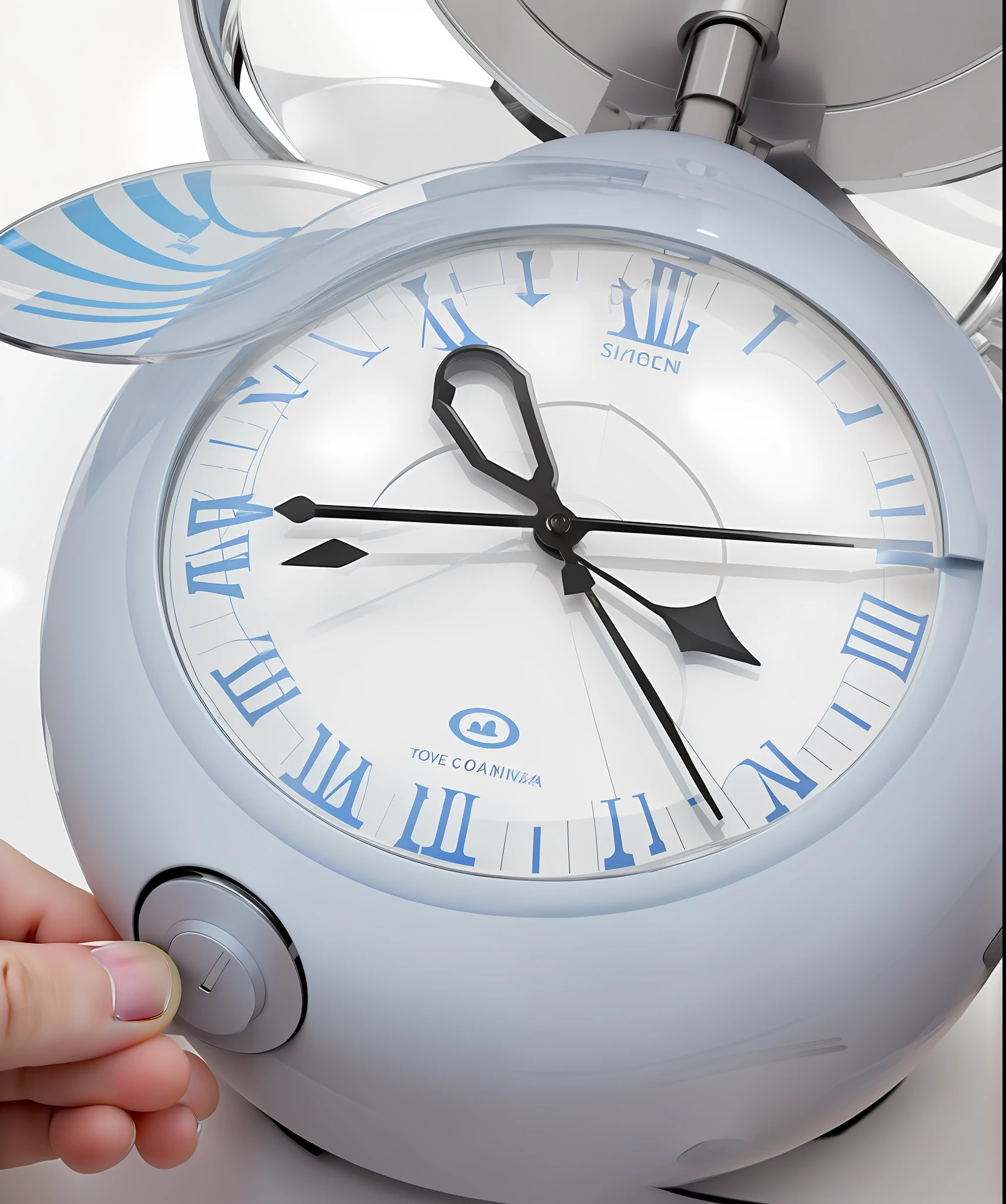 someone is holding a clock in their hand and pointing at it, closeup shot, clock, clock iconography, frozen time, frozen time effect, clockface, alarm clock, close up angle, close-up shot, close - up shot, medium closeup shot, infinite space clock background, closeup photograph, close up shot, bottom angle, its hour come round at last