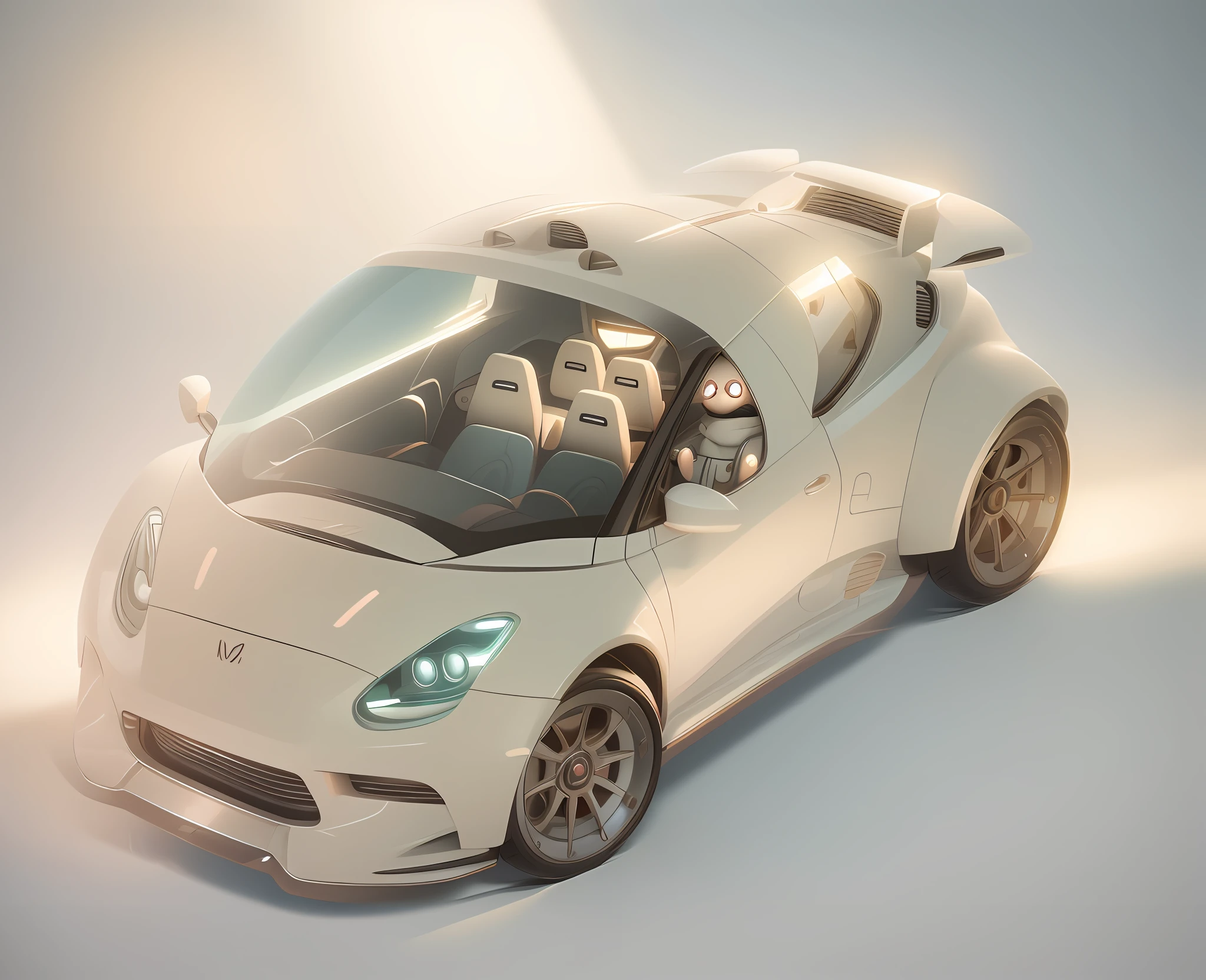 Cute cute bunny waving and smiling greeting me, Unreal engine, cozy interior lighting, art station, detailed digital painting, movie, character design by Mark Ryden and Pixar and Hayao Miyazaki, unreal 5, daz, surreal, octane rendering