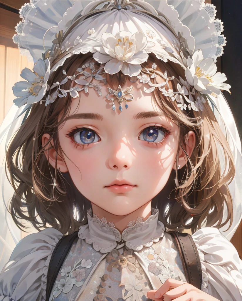 (extremely delicate and beautiful:1.2), 8k ,(masterpiece:1.0),(best_quality:1.0), 1girl, complex details, enlarged textures, complex details, finely detailed eyes and detailed face, intricate details, (closed mouth), perfect eyes, equal eyes, perfect body, extremely detailed, (Child), extremely realistic 3d