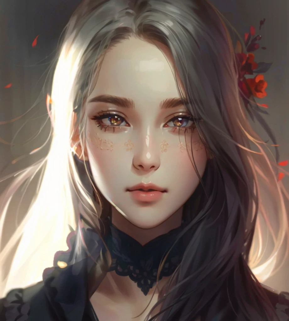 (absurd, highres, ultra detailed), 1girl, mature woman, complex details, enlarged textures, complex details, finely detailed eyes and detailed face, intricate details, (closed mouth), perfect eyes, equal eyes,