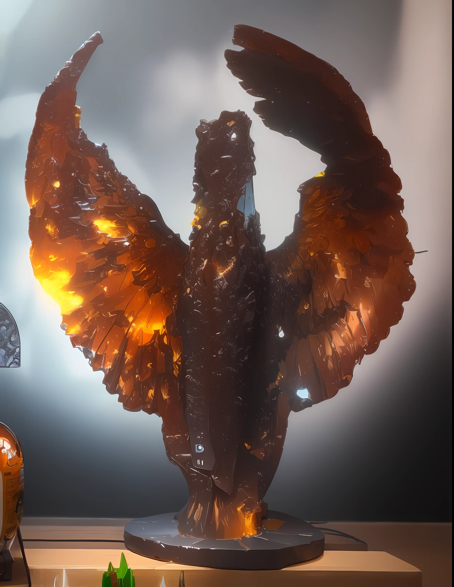 Phoenix super realistic, resin epoxy