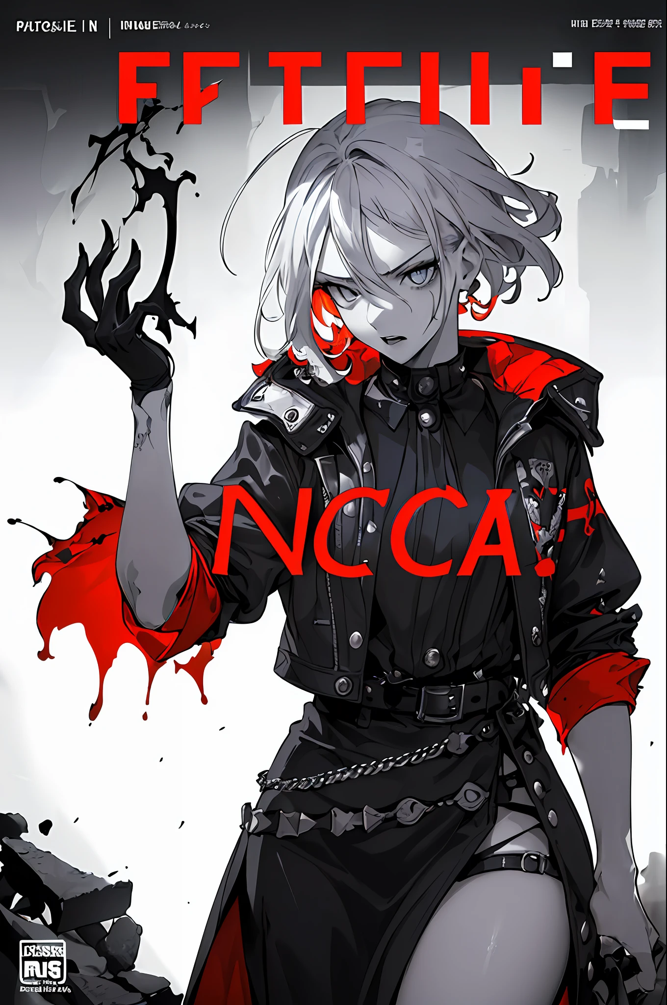 ((((dramatic))), (((gritty))), (((intense))) film poster featuring a young woman as the central character. She stands confidently in the center of the poster, wearing a stylish and edgy outfit, with a determined expression on her face. The background is dark and gritty, with a sense of danger and intensity. The text is bold and attention-grabbing, with a catchy tagline that adds to the overall feeling of drama and excitement. The color palette is mainly dark with splashes of vibrant colors, giving the poster a dynamic and visually striking appearance,tachi-e
(magazine:1.3), (cover-style:1.3), fashionable, woman, vibrant, outfit, posing, front, colorful, dynamic, background, elements, confident, expression, holding, statement, accessory, majestic, coiled, around, touch, scene, text, cover, bold, attention-grabbing, title, stylish, font, catchy, headline, larger, striking, modern, trendy, focus, fashion,