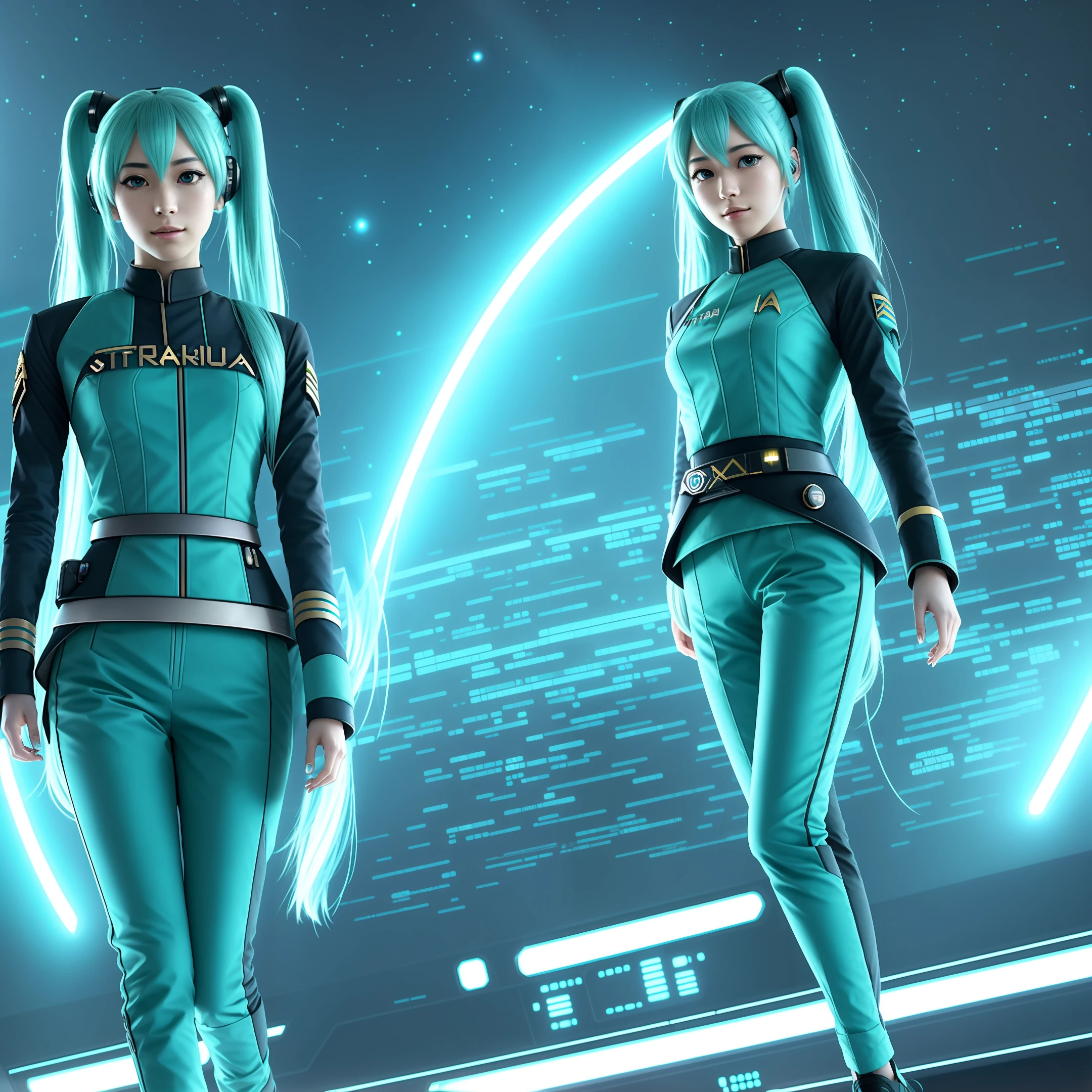 hatsune miku in star trek (((star treks3sttng))) at LCAR computer