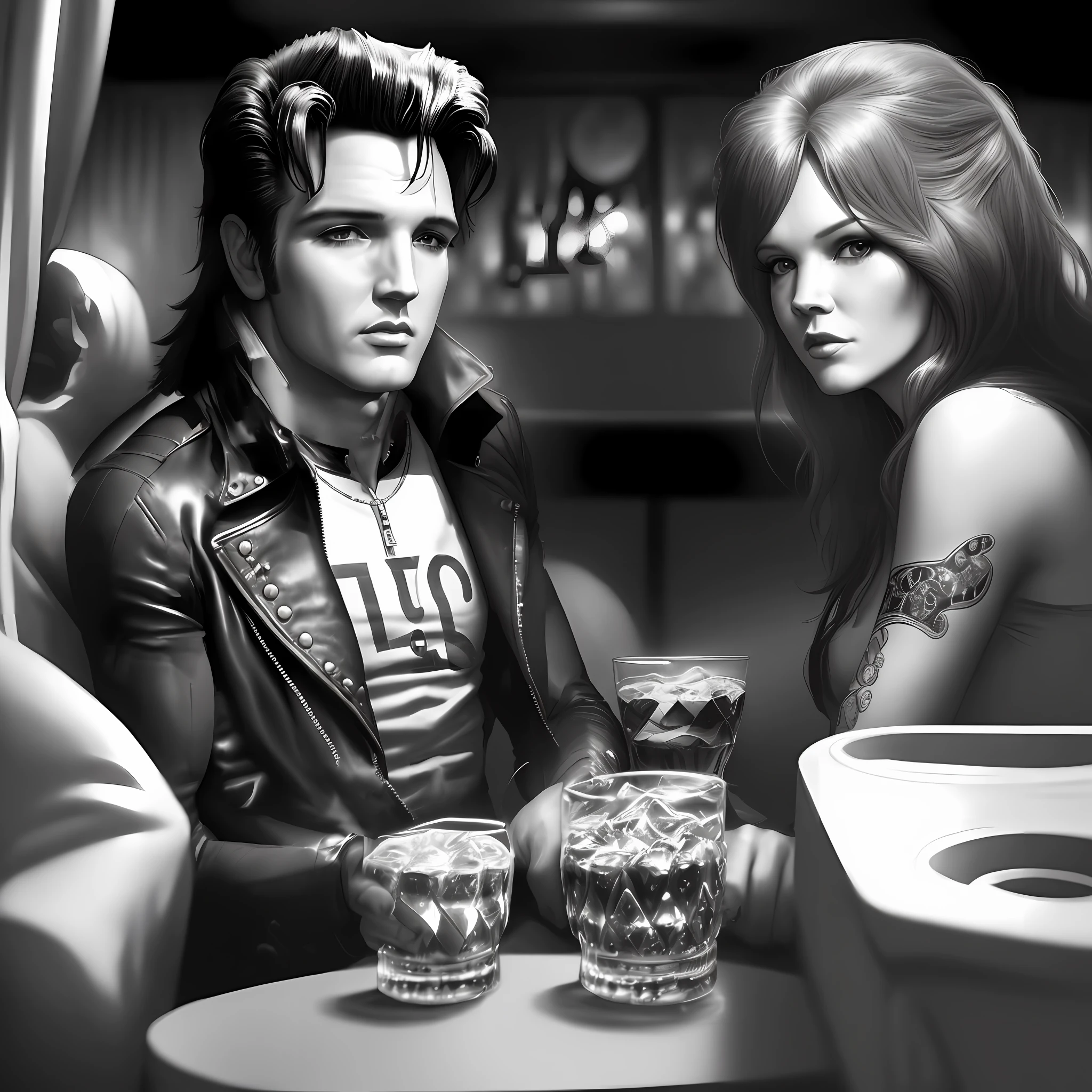 jaqueta anos 60 rock and rool