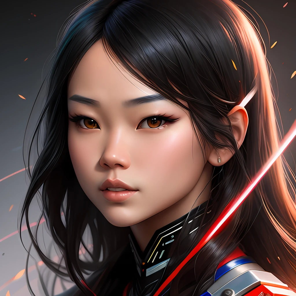 Witness Ross Tran's talent as he creates a hyper-realistic digital portrait of a human figure in incredible detail, capturing the essence of personality and emotions in every brush stroke