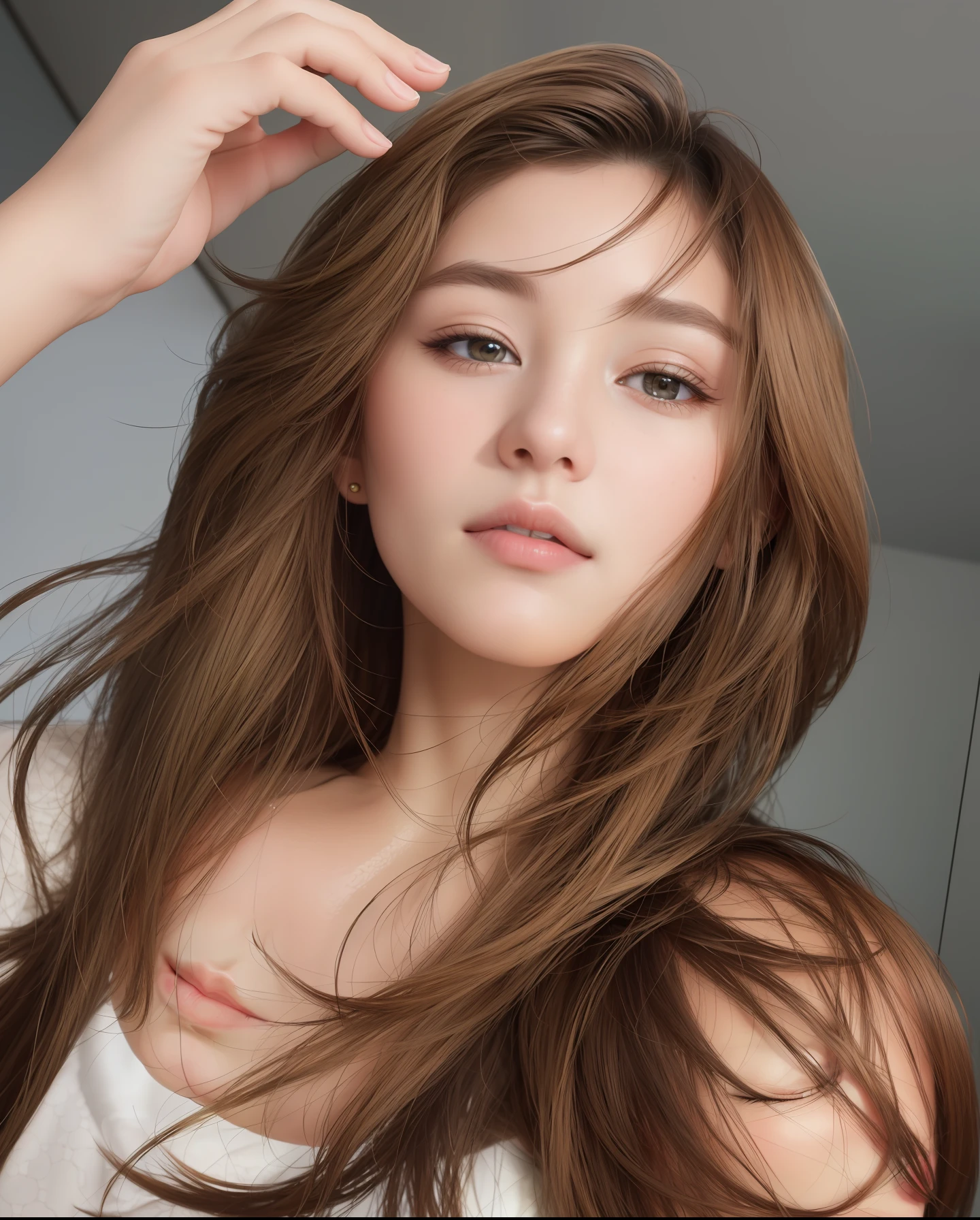 (8k, top quality, masterpiece:1.2), (realistic, photo-realistic:1.37), top quality, masterpiece, oneness, smooth and beautiful, incredible detail, Stunning, fine detail, masterpiece, top quality, official art, size large files, very detailed, highres, very detailed, beautiful girl details, very detailed eyes and face, beautiful detailed eyes, bright face, blushing nose,