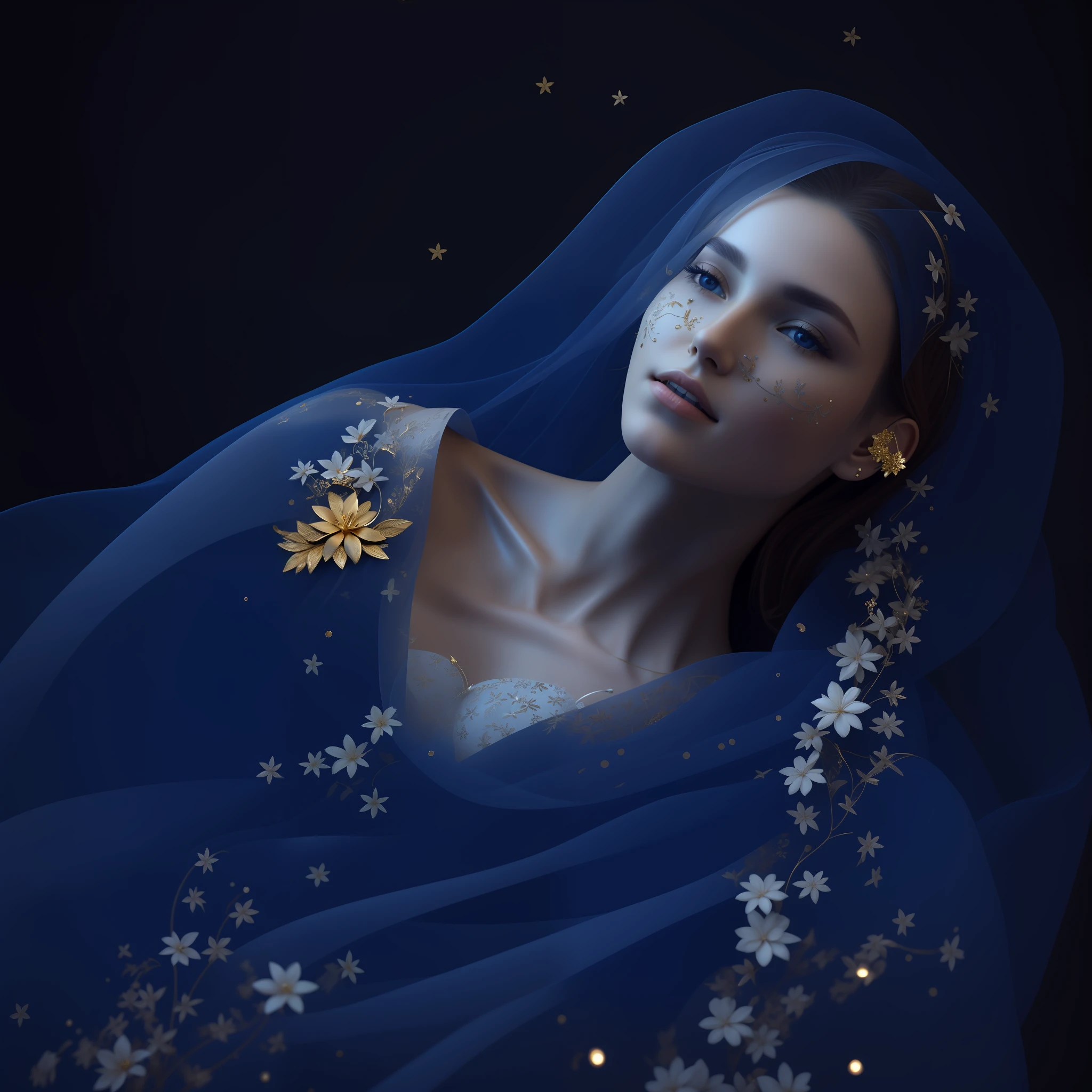 a leaver is made of white metal with a flower on it, in the style of realistic renderings of the human form, light beige and gold, laurent chehere, medical themes, bloomcore, full of details, organic designs