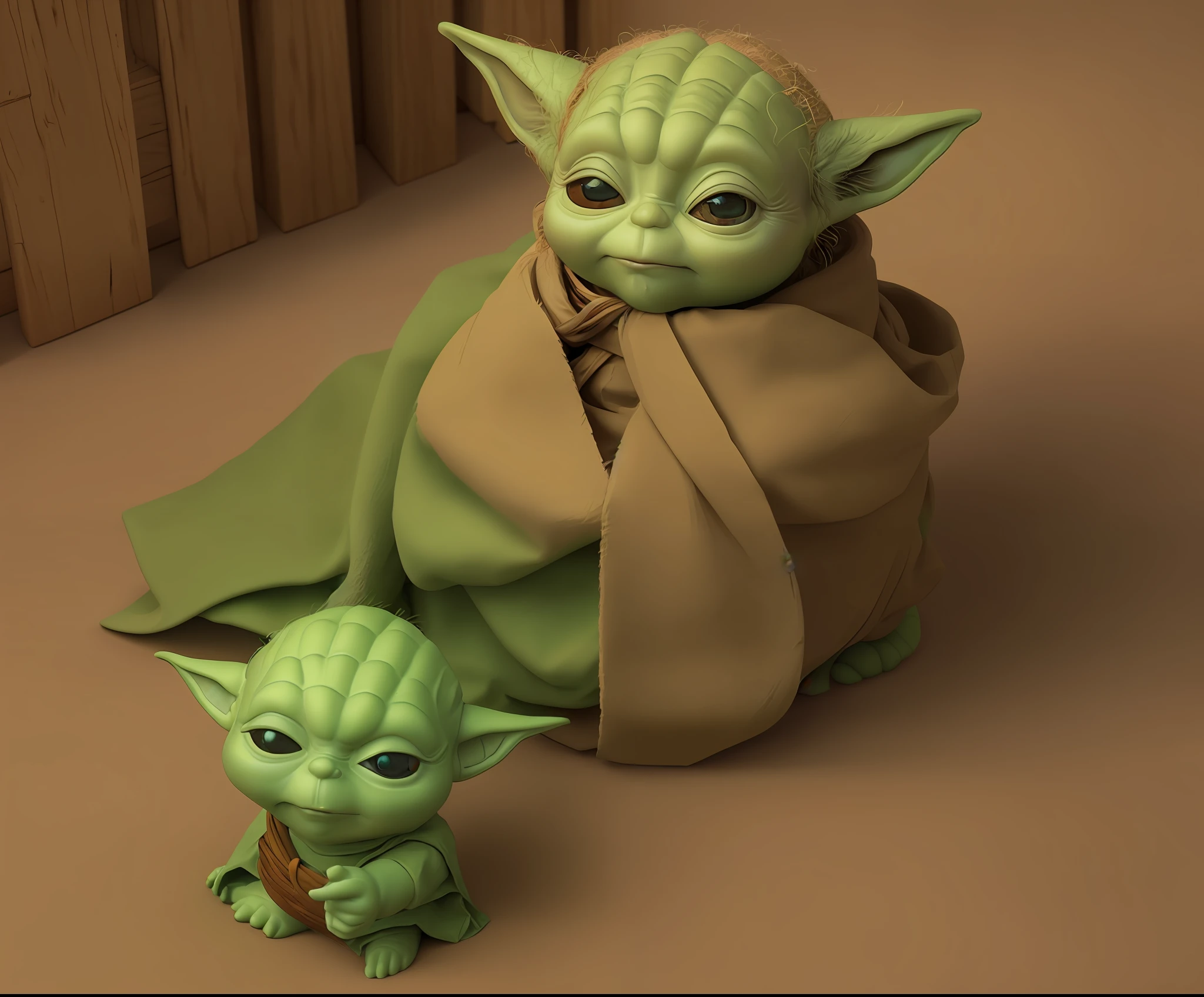 Baby_yoda (super detailed: 1.2), realistic, diffused light