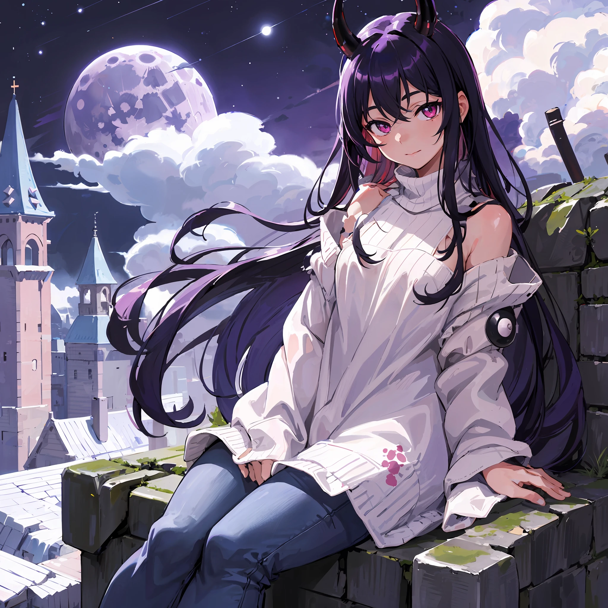 cloudy night background