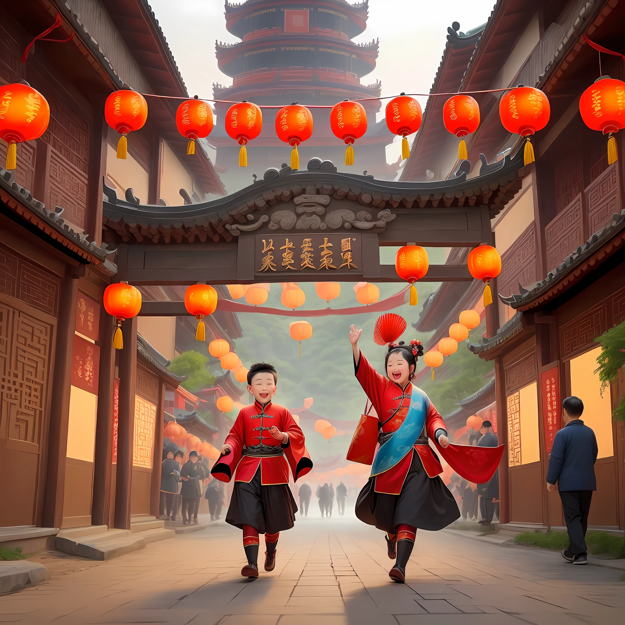 China has been around for 5,000 years, with ancient charm, childlike fun, and harmonious painting style.
