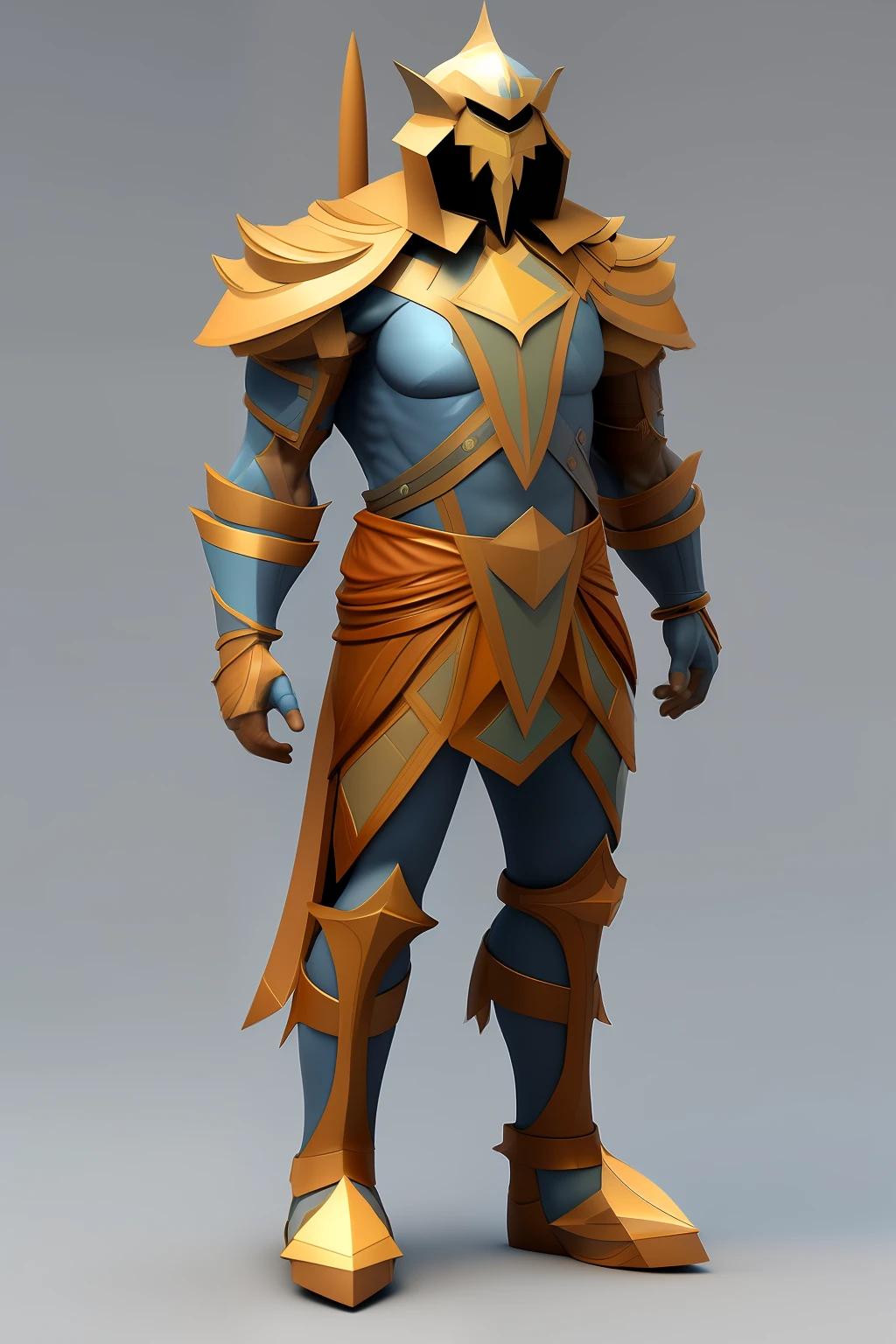 /imagine prompt: Create warior, full body character design, 3d fractals