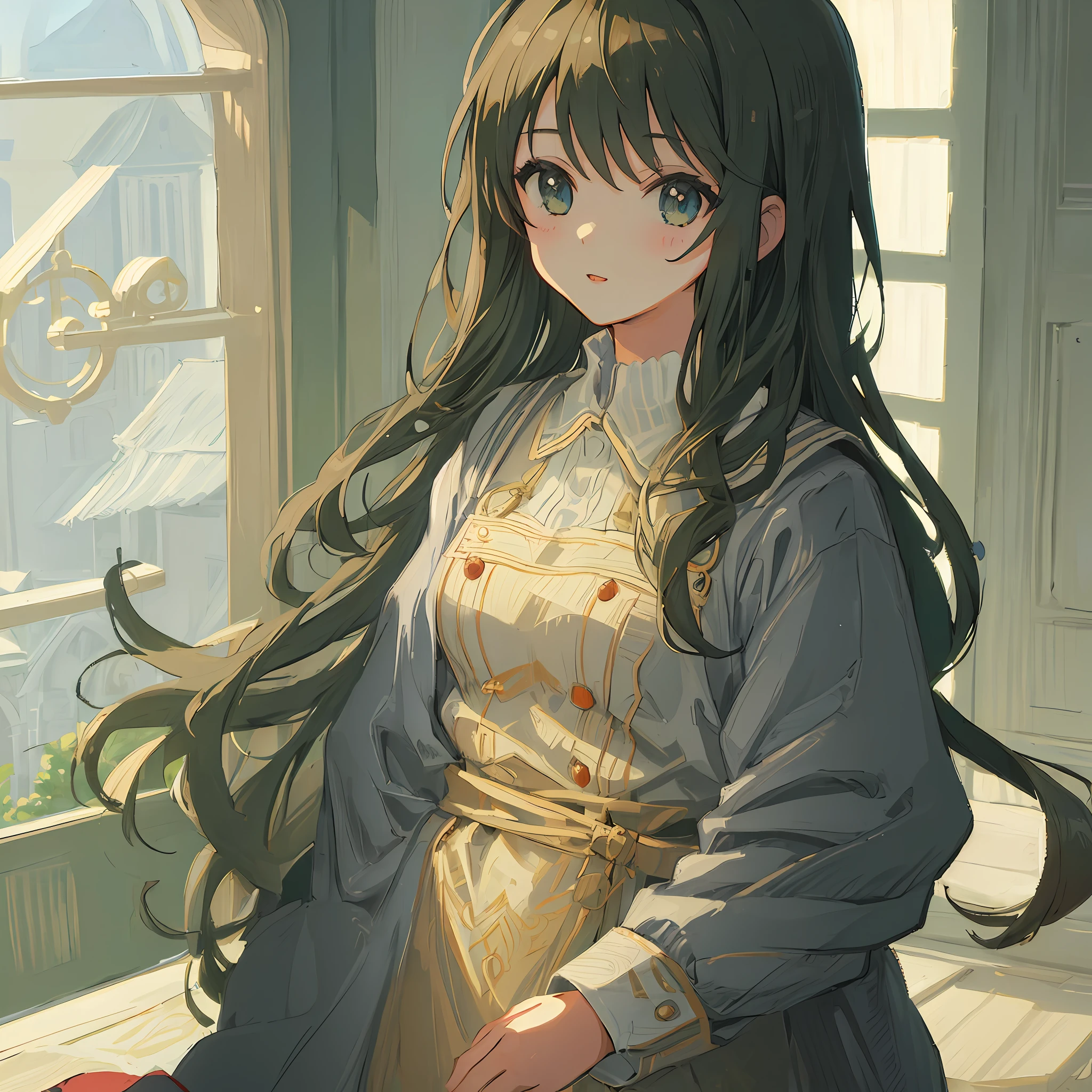 ((masterpiece)), ((illustration)), ((strong outlines)), pixel, 1girl, portrait