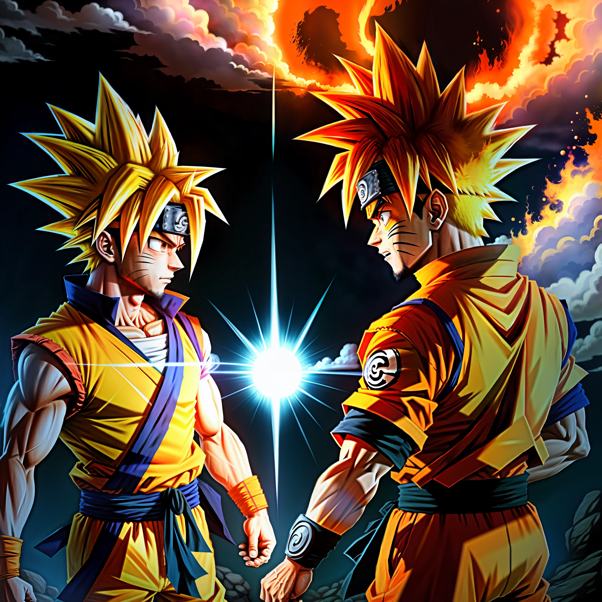 Goku and Naruto merge