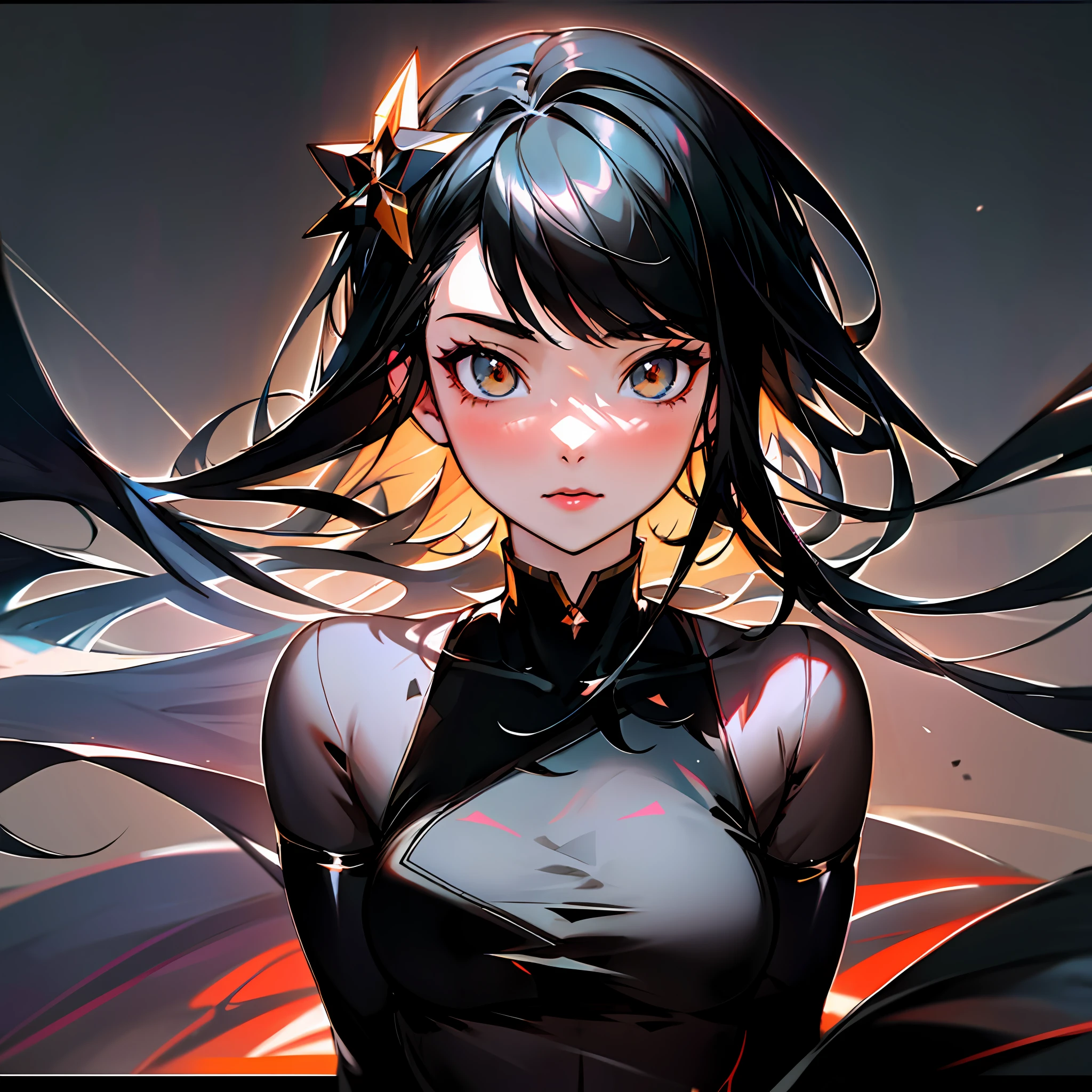 anime girl with long black hair and a black top, artgerm and atey ghailan, extremely detailed artgerm, artgerm on artstation pixiv, artgerm. anime illustration, digital art on pixiv, trending on artstation pixiv, artgerm detailed, artgerm and rossdraws, ! dream artgerm