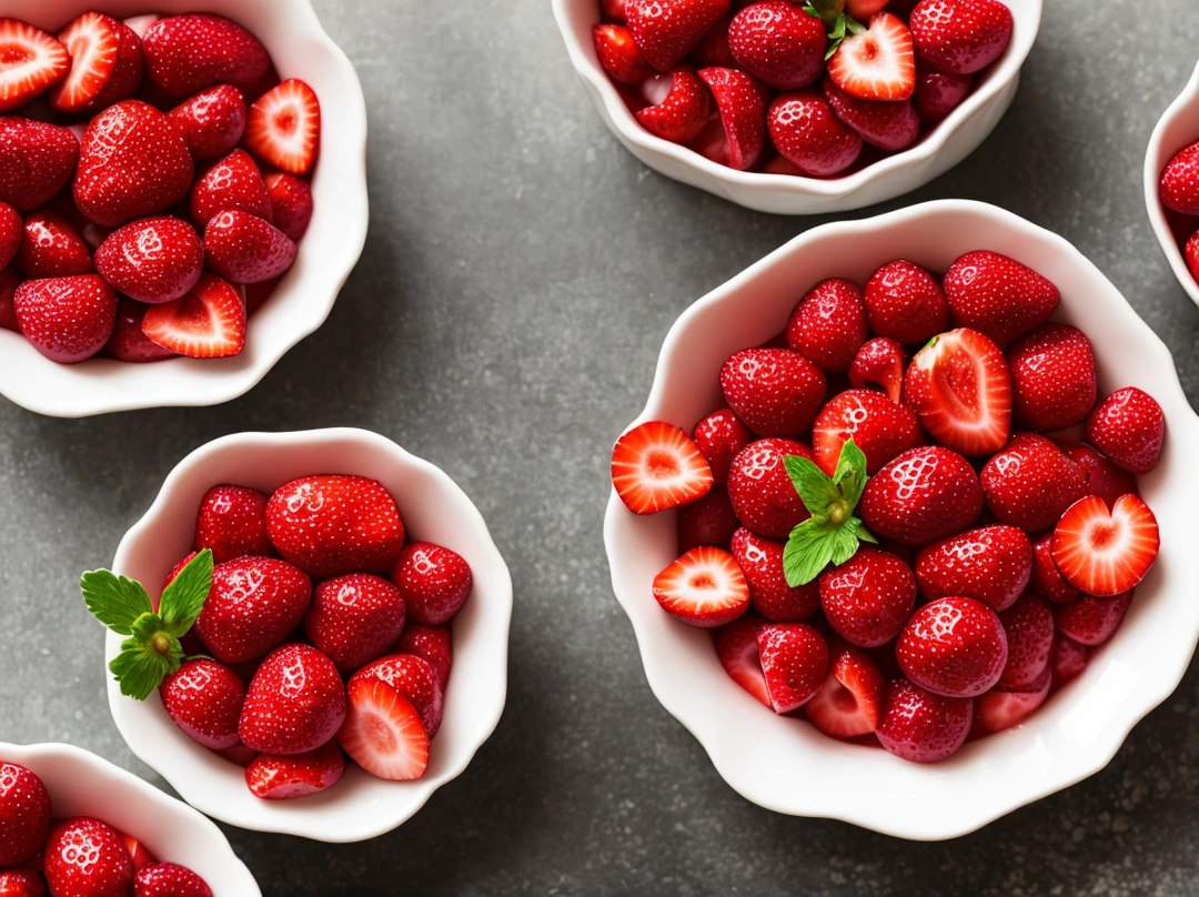 Strawberries in champagne