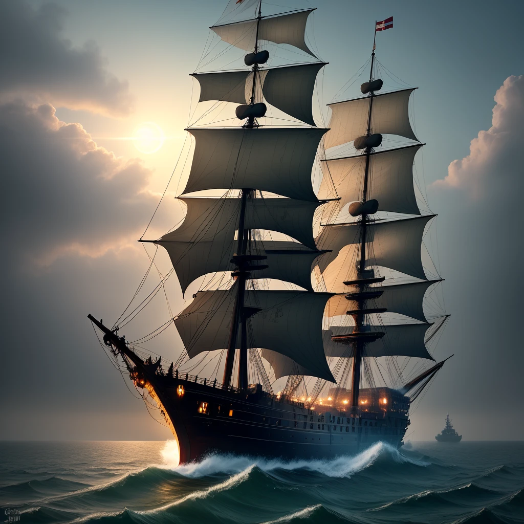 Ghost ship, 8k