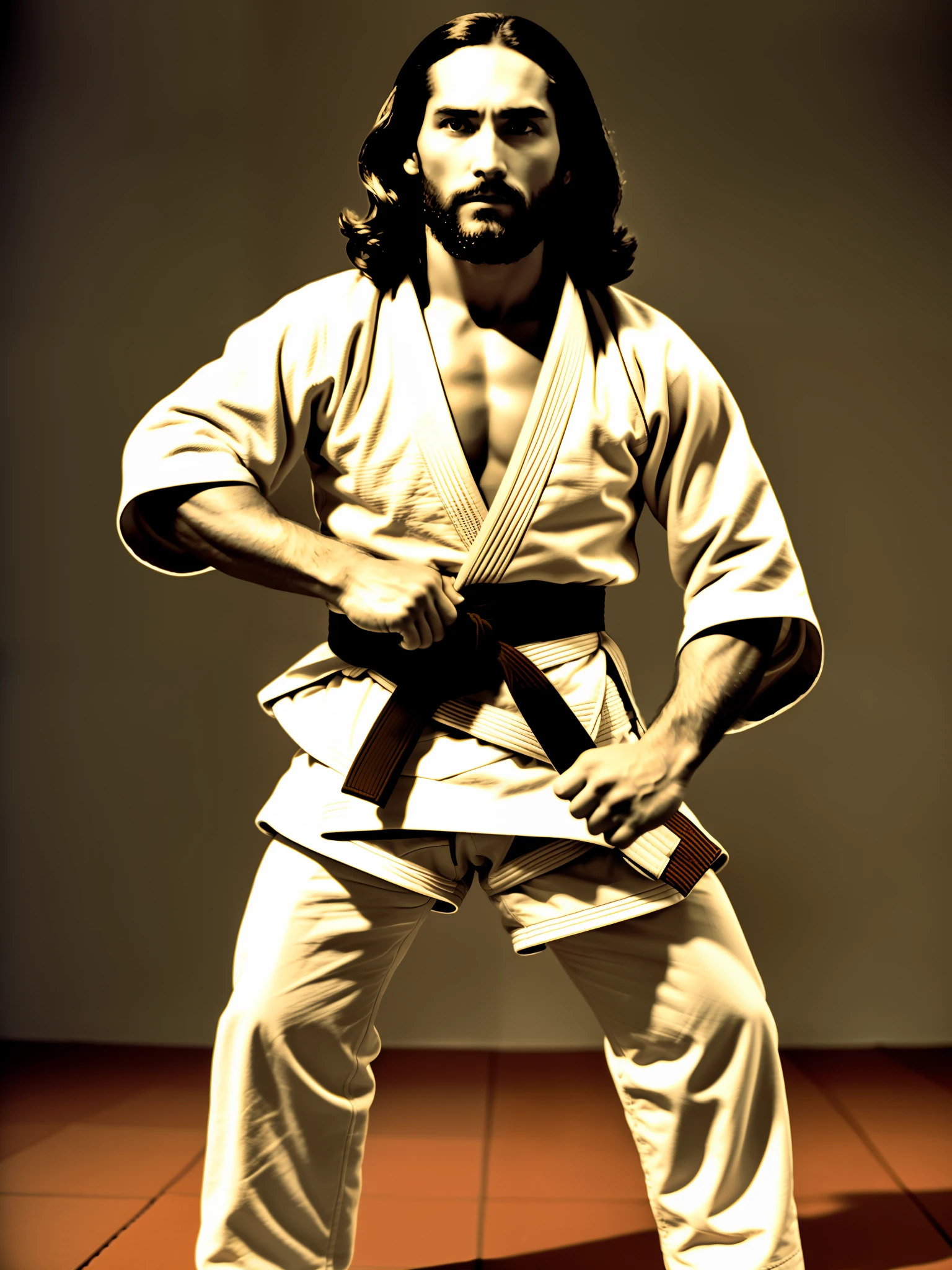 Jesus, Fighter, Vintage, Judo
