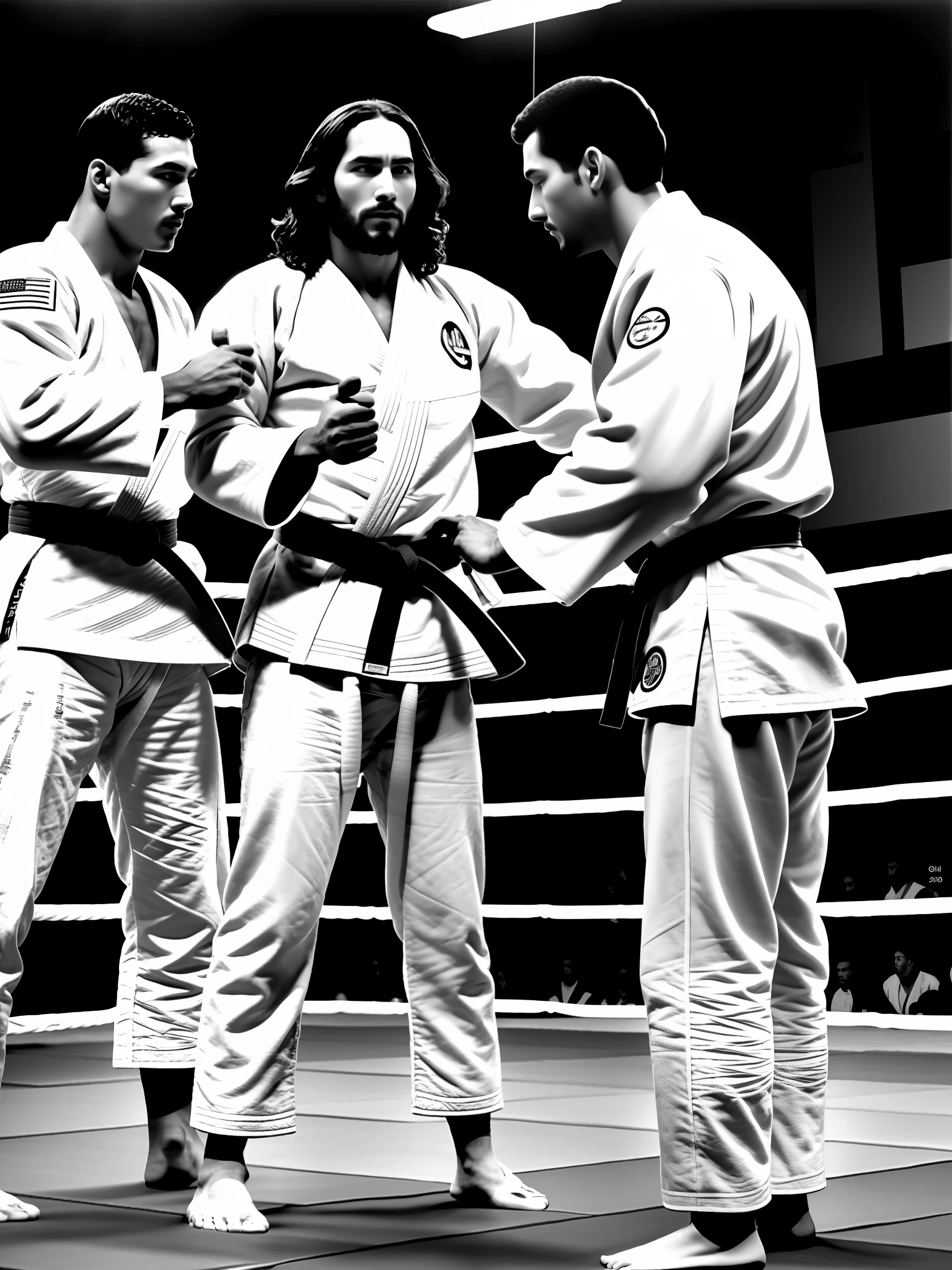 Jesus, Fighter, Vintage, Judo