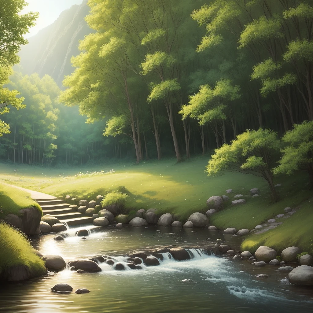 serenity, nature, music