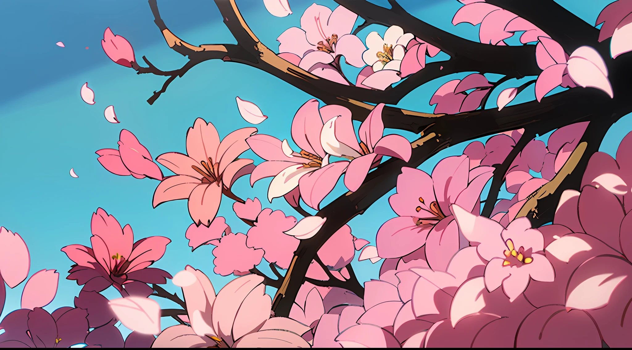 Masterpiece, best quality, (best quality), (best illustration), (best shadows) Nature's delicate leaves petals of various colors falling in the air light Tracking, super detailed --v6