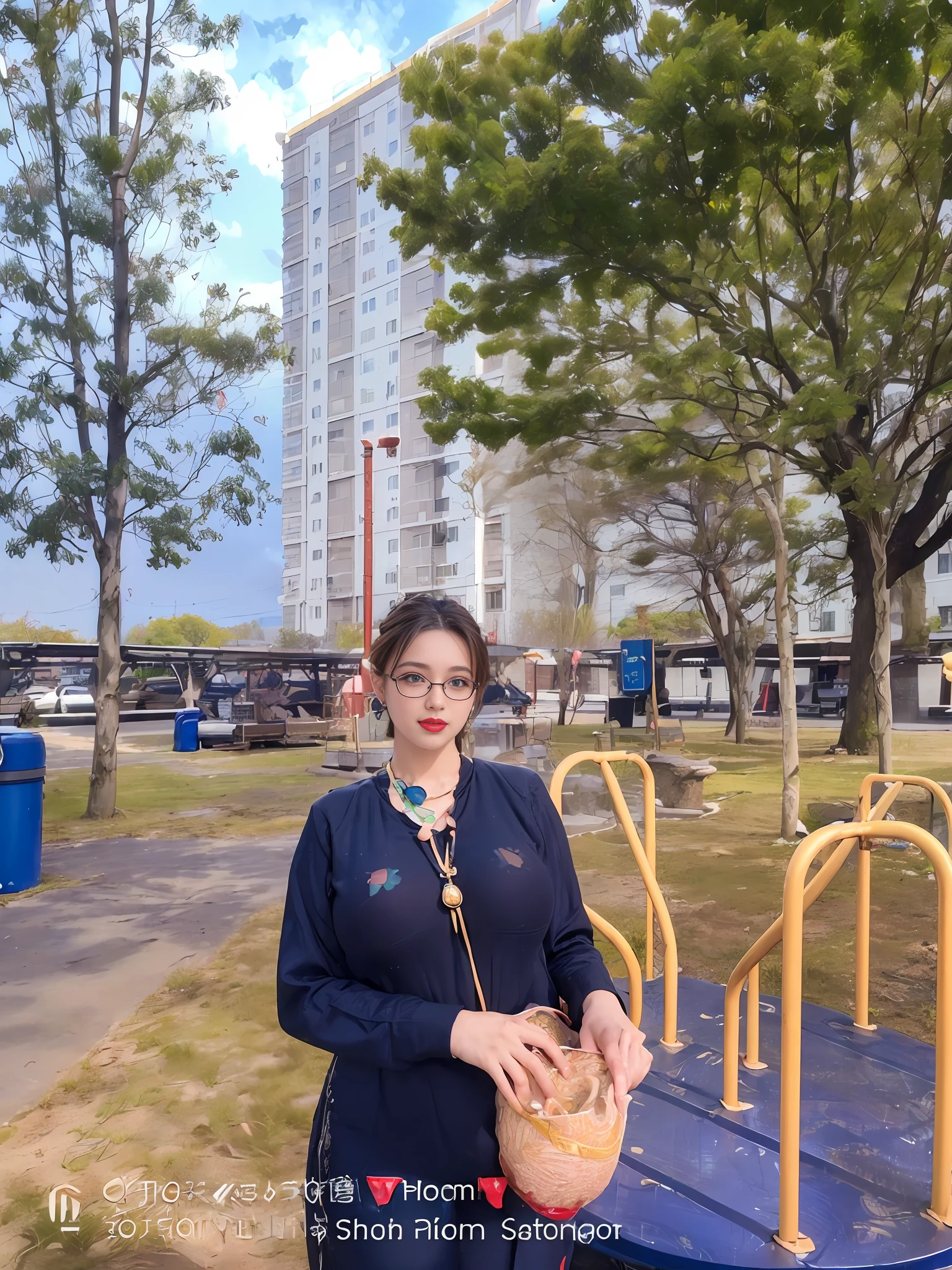 ulzzang-6500-v1.1,(raw photo:1.8), (photorealistic:1.8),nsfw, best quality, master, illustration, an extremely decision and beautiful, extremely detailed,CG,unity,8k wallpapers, Amazing, finely detail , masterpiece, best quality, official art, very detailed cg unity 8k wallpaper, (absurdly huge boobs), unbelievably ridiculous, huge file size, super detailed, high resolution, very detailed, very detailed girl, Very detailed eyes and face, beautiful detailed eyes, face lights, movie lighting, hair accessories, (perspective: 1.8), (big breasts: 1.8), (slightly fat body), (big breasts), ((blond curly hair)) ,Ponytail,(((Super milk))),((Plump figure)),((Big breasts)),(((Nipple exposed),(Detailed description of hair),(Detailed description of face),(Detailed description of the body), fair and translucent skin, (real skin texture), peerless beauty, long legs, (dark red lace underwear), ((stockings)), ((ruby necklace)), ((red earrings)), ( Mature Yujie), (red lips), (breast caress), (shy), (charming smile), facing audience, (outdoor), winter, (heavy snow), (soaked),