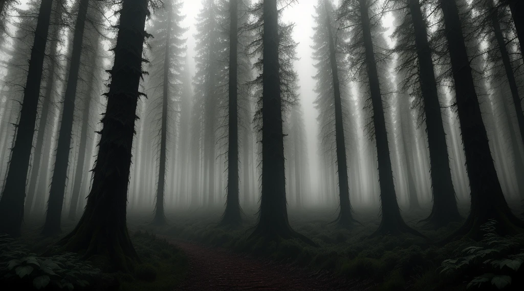 dark forest gloomy
